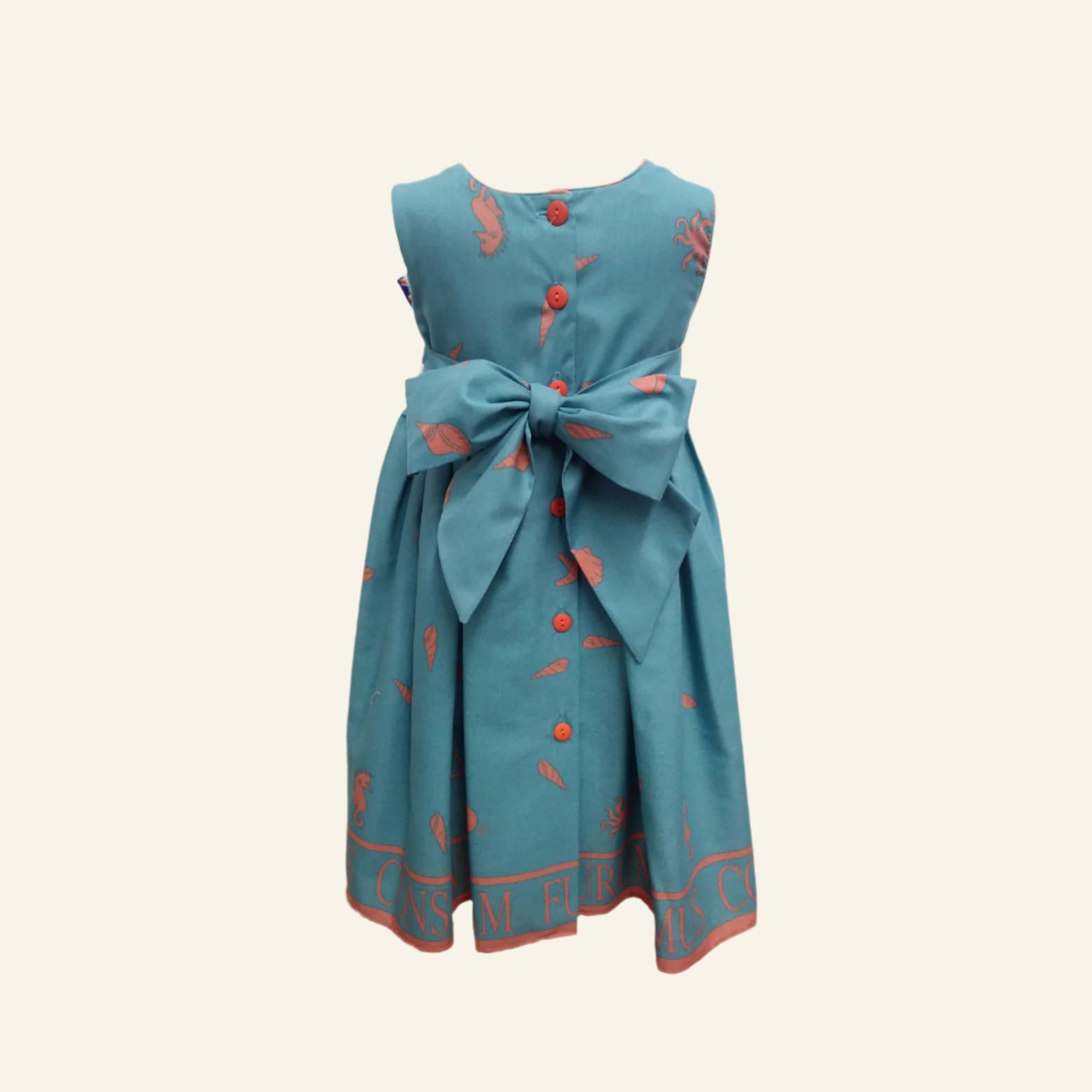 Archive Sale - Poppy - Age 2-3 - Julie Dress - Seashell Aqua