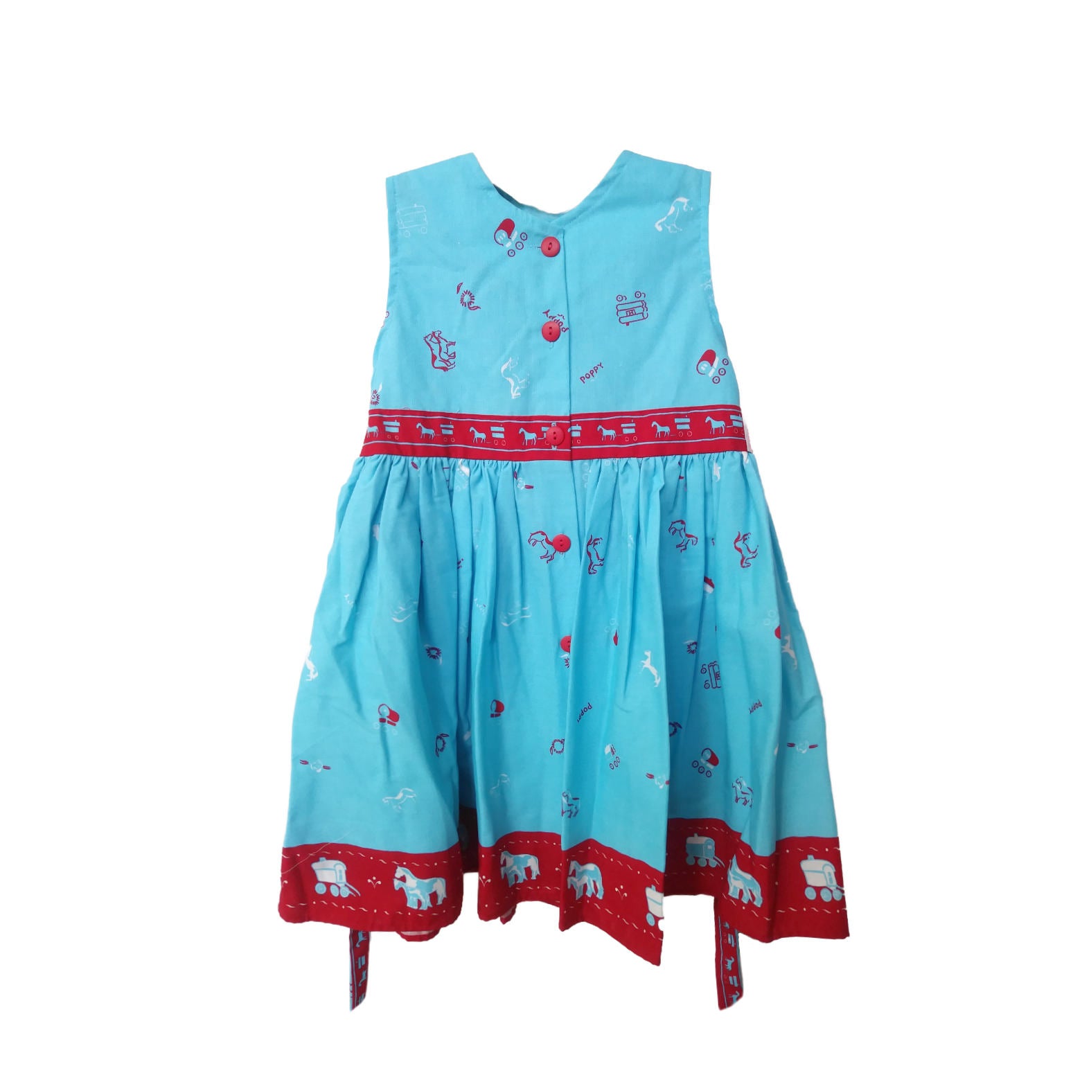 Archive Sale - Poppy - Juliet Dress - Turquoise Gypsy Caravan