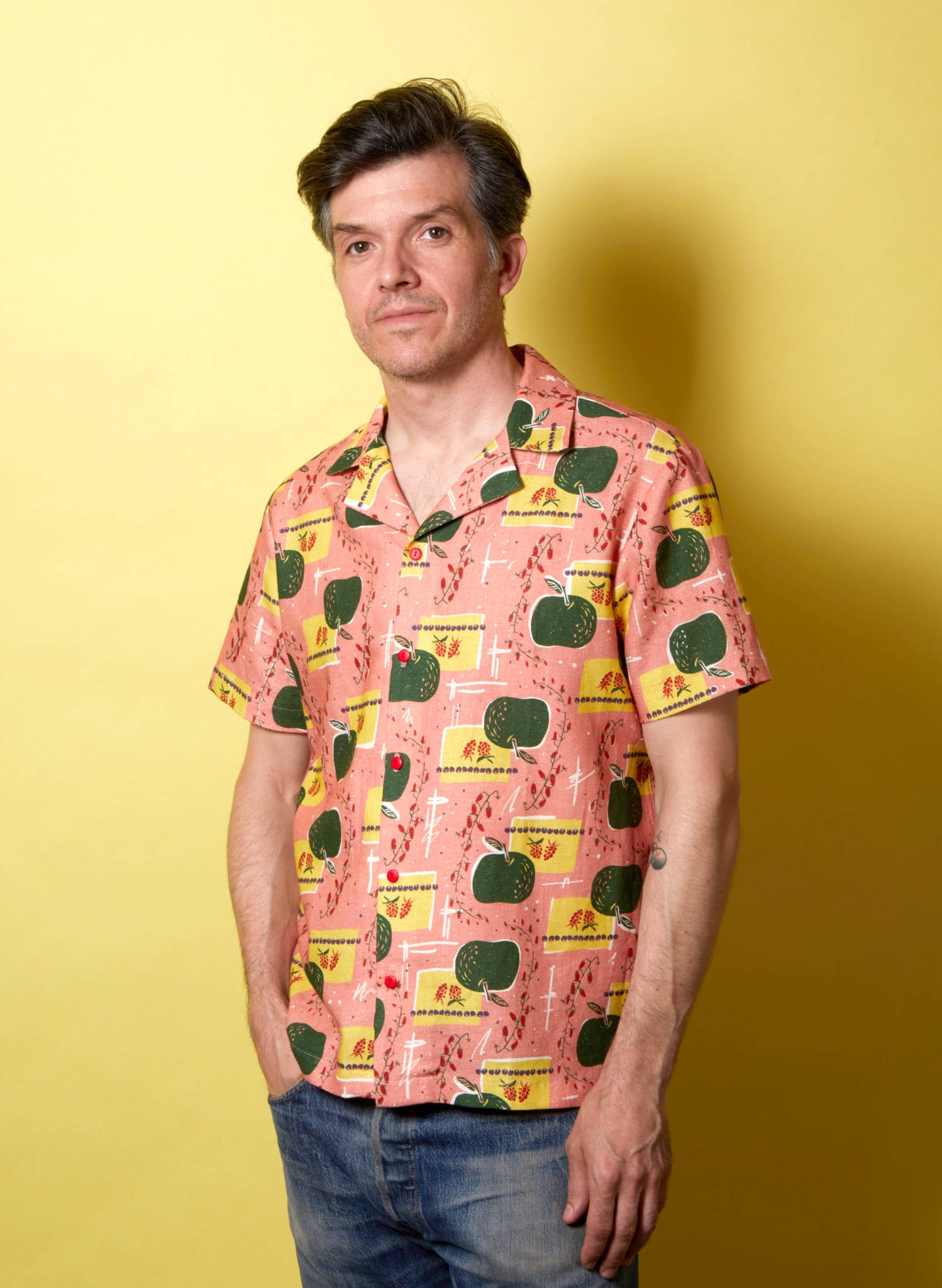 Archive Sale - Size S - Kit - Pink Apples Shirt