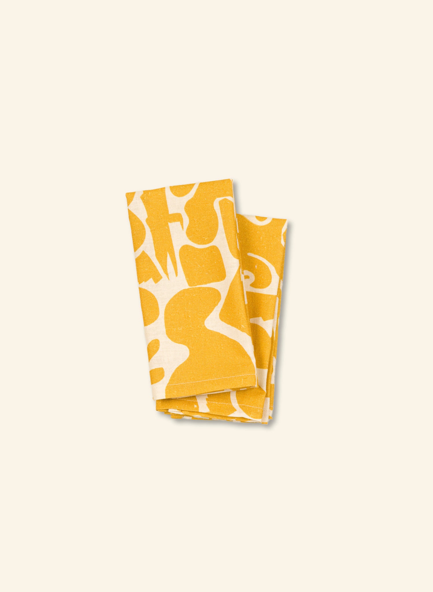 Napkin Set - Yellow Cave