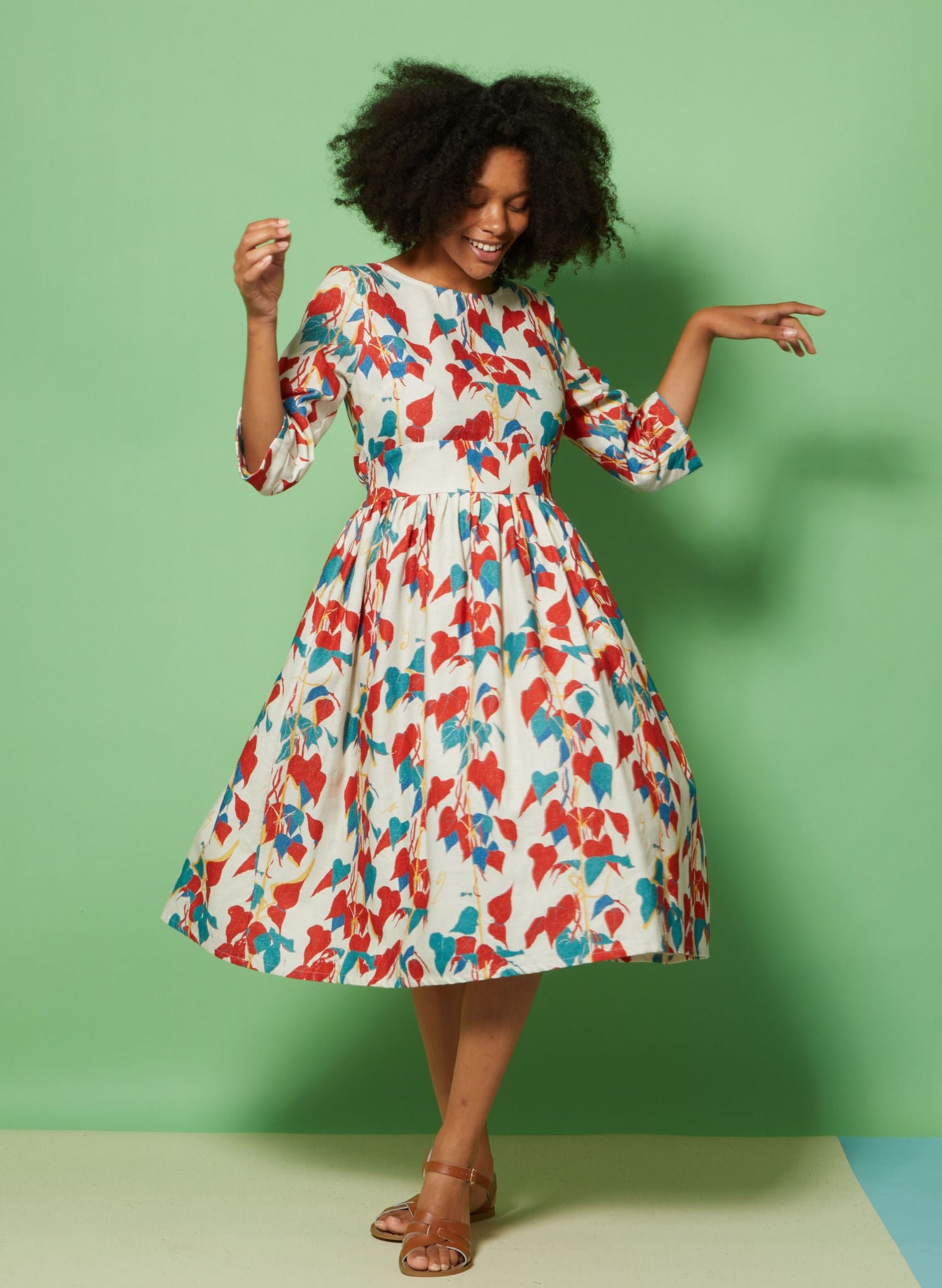 PRE LOVED - Philippa Dress - Red Chillies