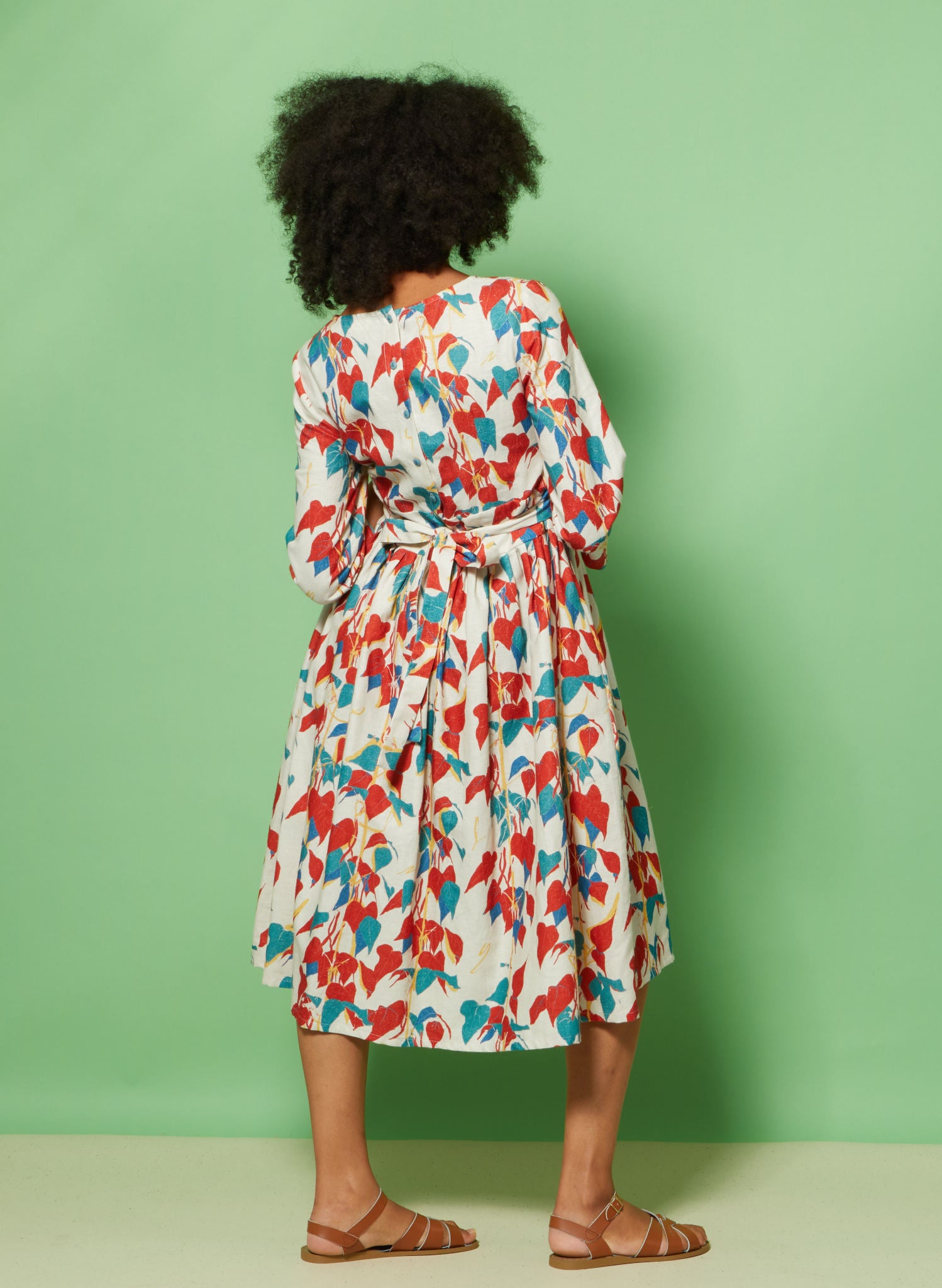 Archive Sale - Philippa Dress - Red Chillies