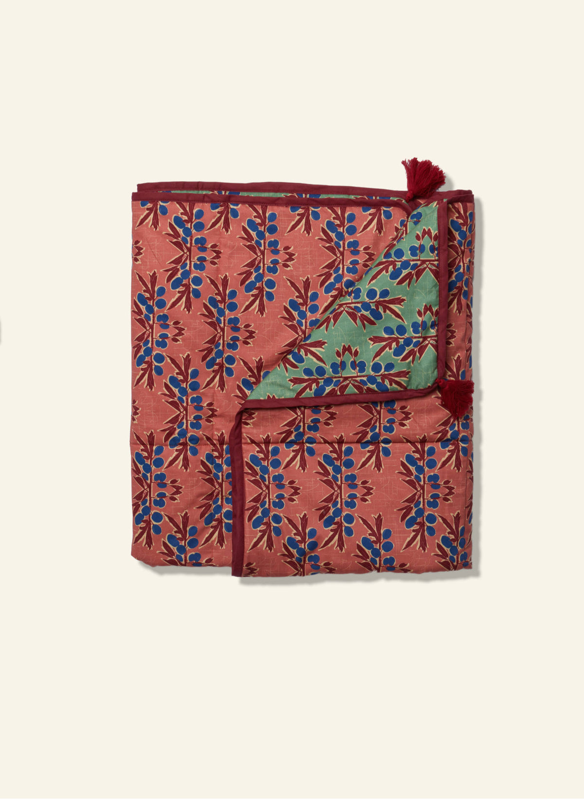 Quilted Blanket - Nouveau Plum