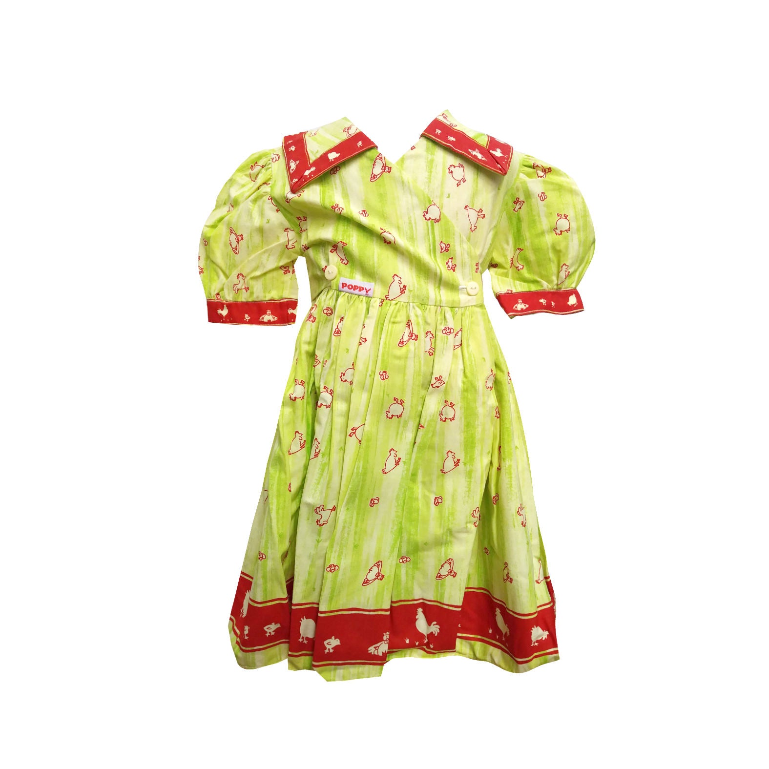 Archive Sale - Poppy - Rachel - Mint Hens