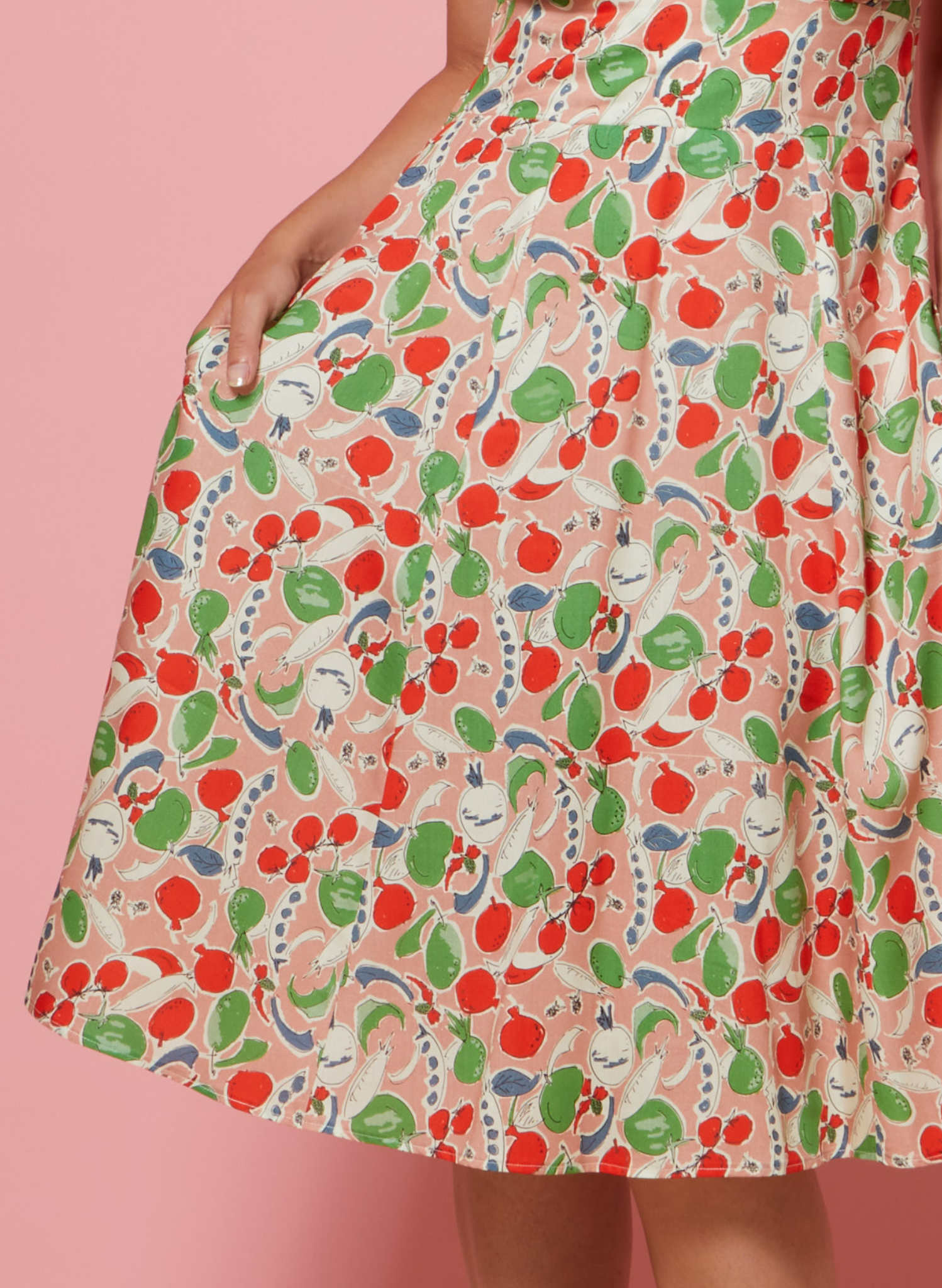 Archive Sale - Rita Dress - Pink Grow Your Own