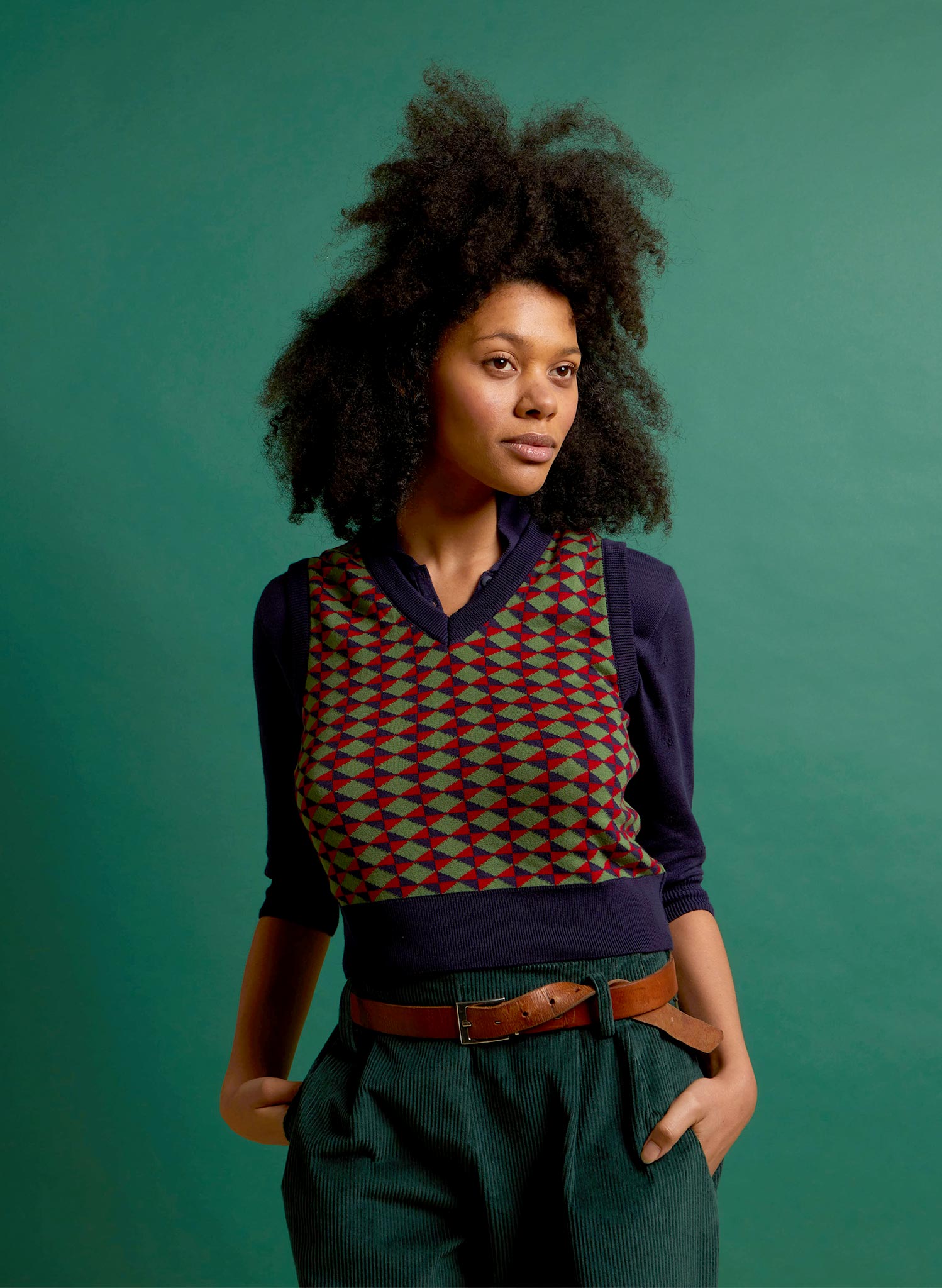 Archive Sale - Size S - Shirley - Navy Harman Tank Top