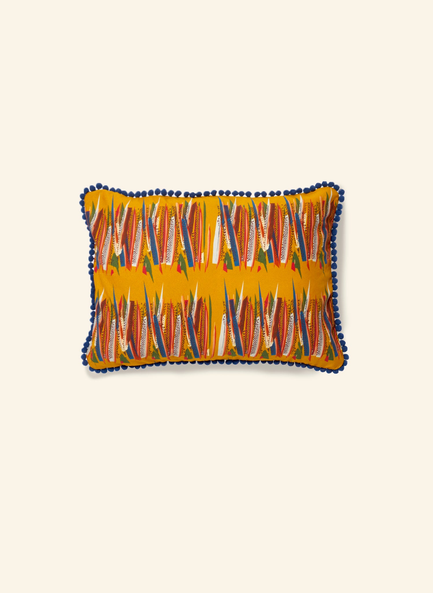 Small Cushion Cover - Mustard Mid-Century