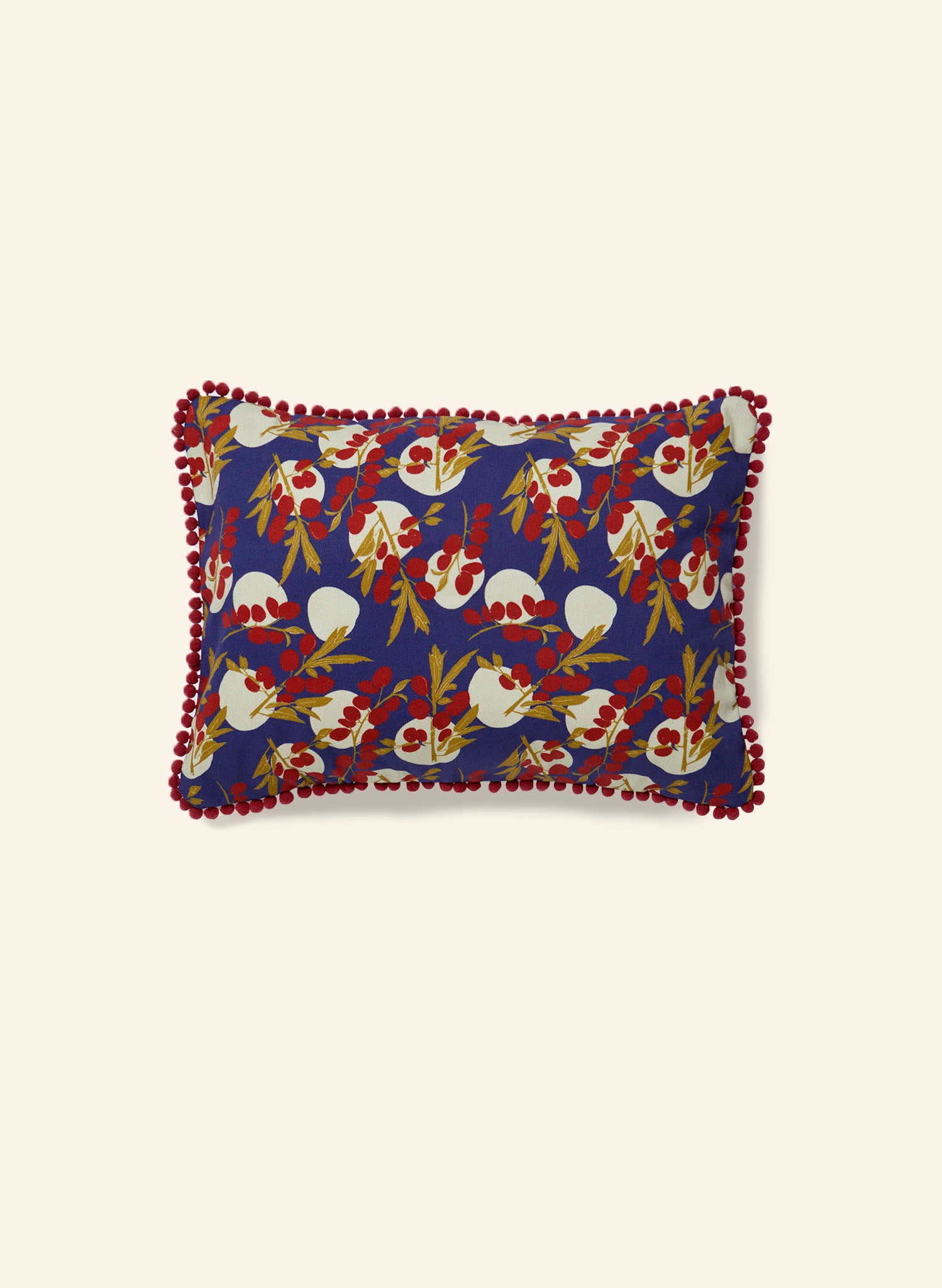 Small Cushion Cover - Navy Damson