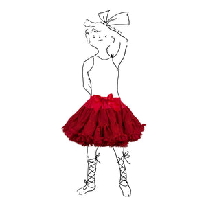 Children's Petticoat - Sparkly Red - Palava