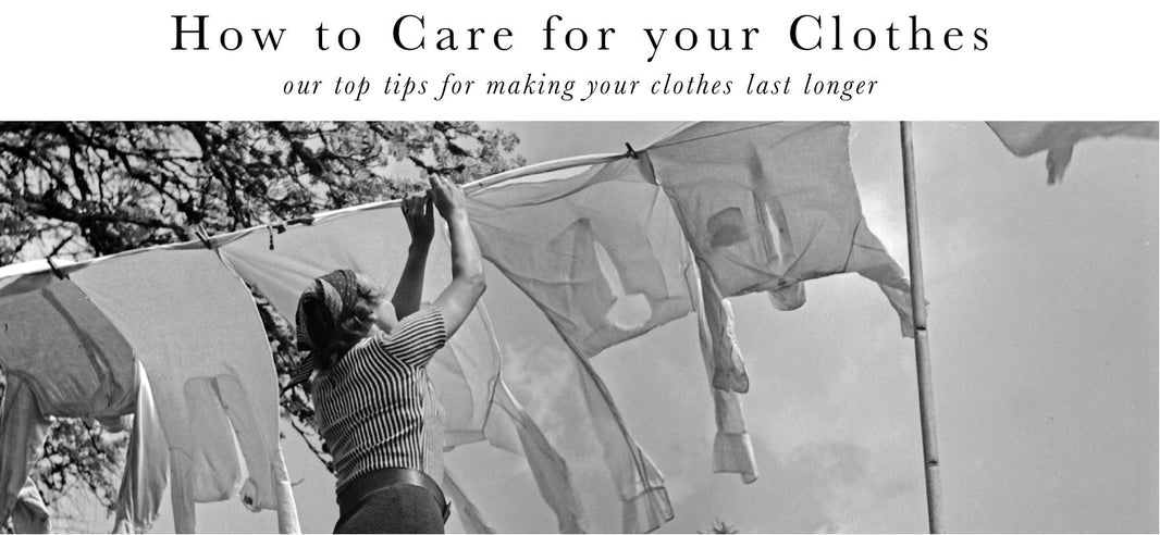 How to care for your clothes