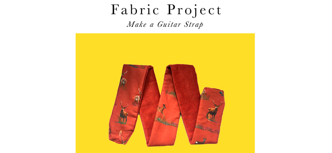 Fabric Projects - Guitar Strap