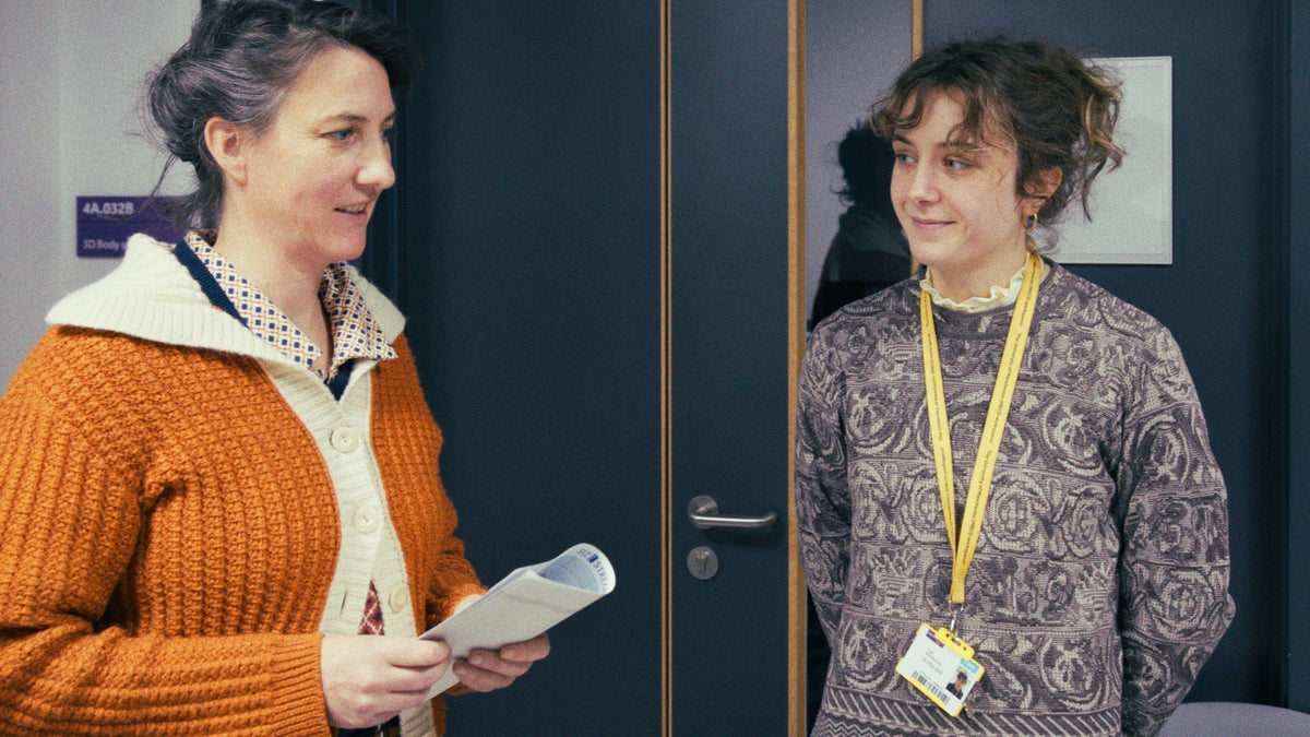 Bryony Richardson talking to Clare Richardson