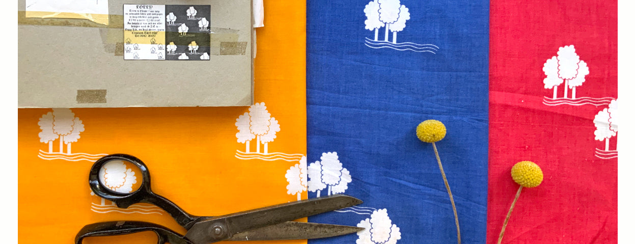 Vintage Poppy Fabric