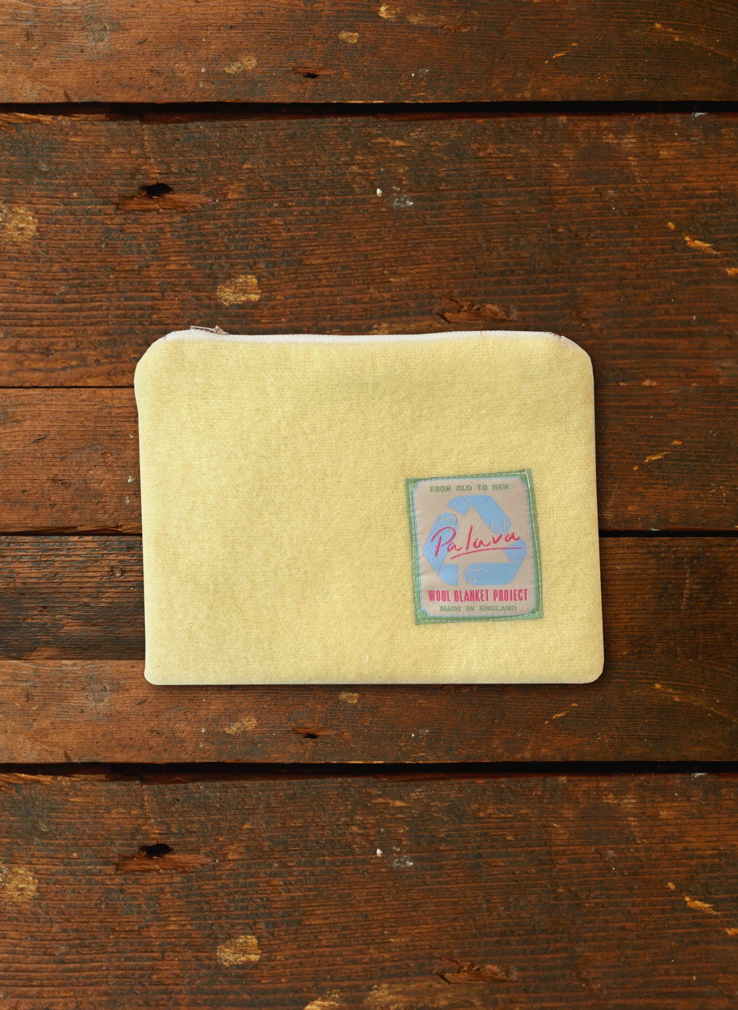 Zip Pouch - Medium - Blue Stripe
