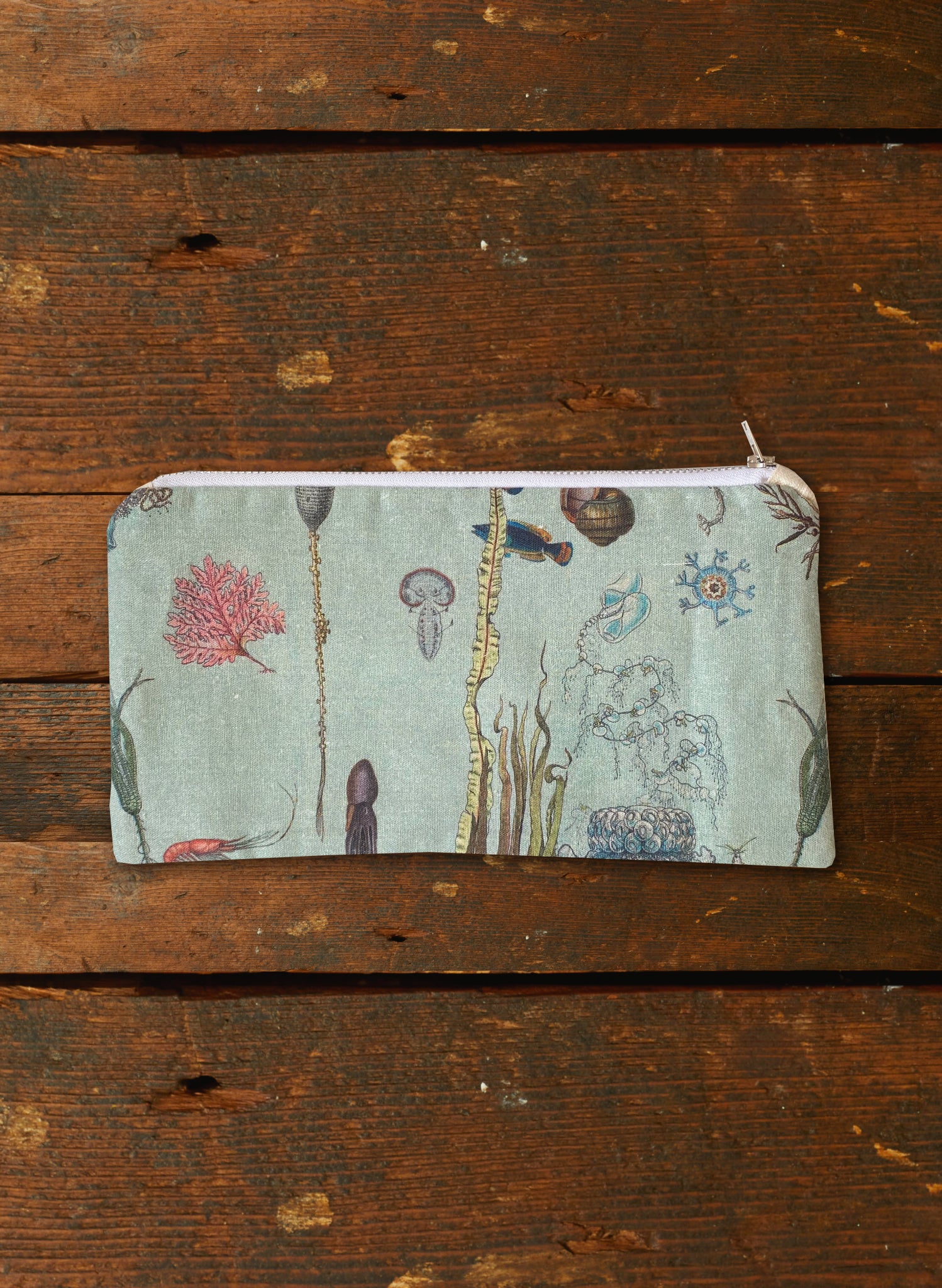 Zip Pouch - Medium - Ocean Jelly Fish