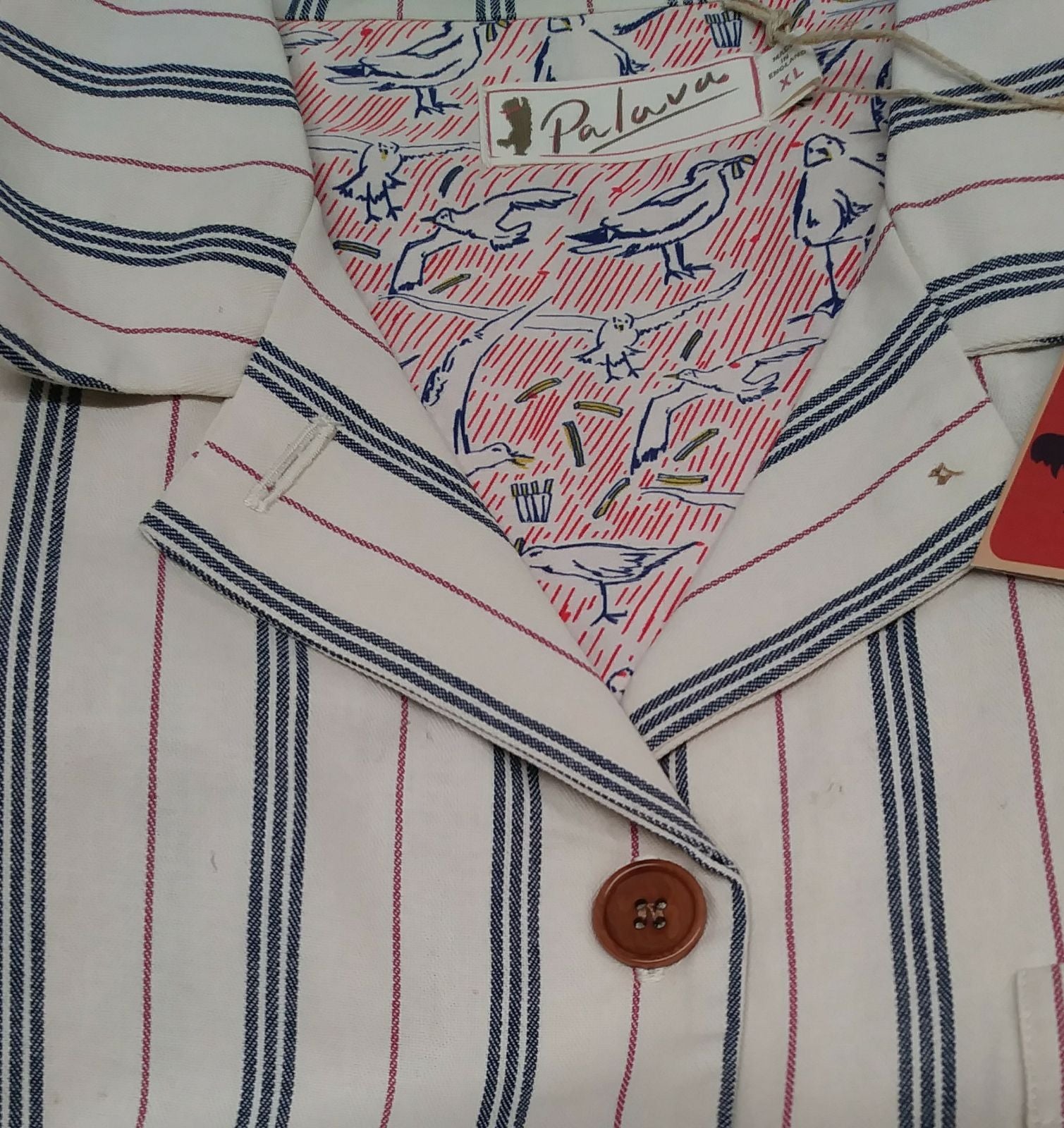 Archive Sale - Size XL - Walter Jacket - Nautical Stripe