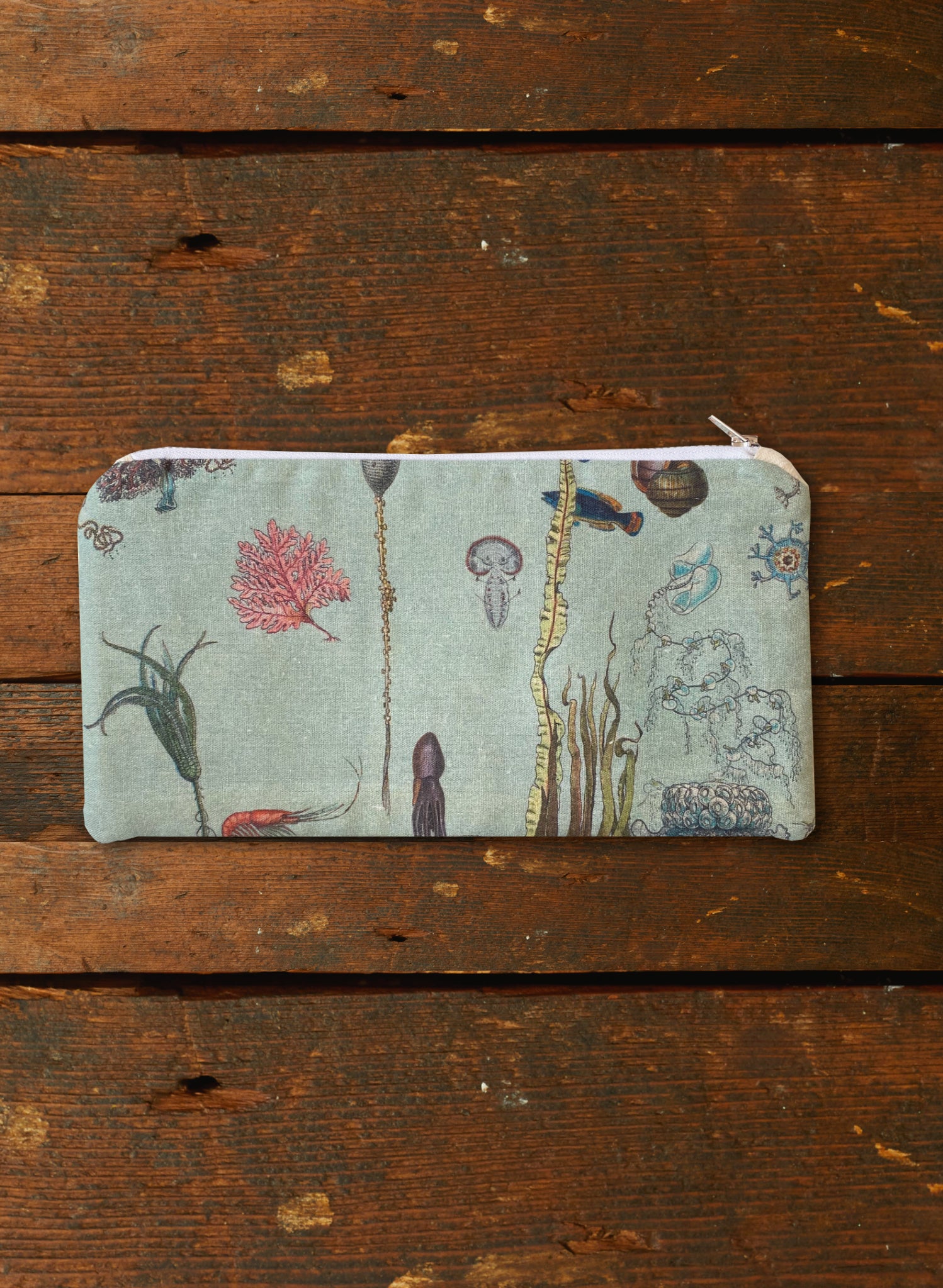 Zip Pouch - Medium - Ocean Jelly Fish