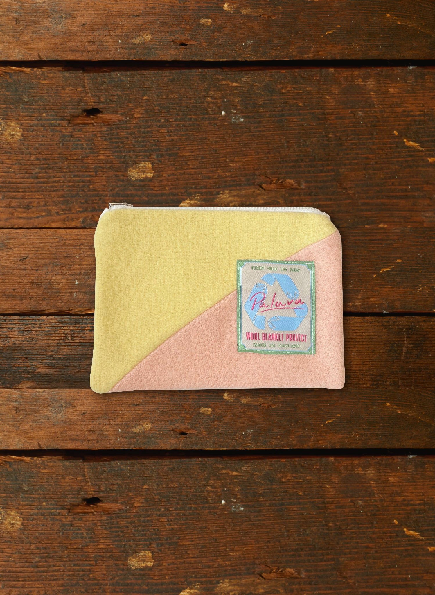 Zip Pouch - Medium - Ivory Coral Migration