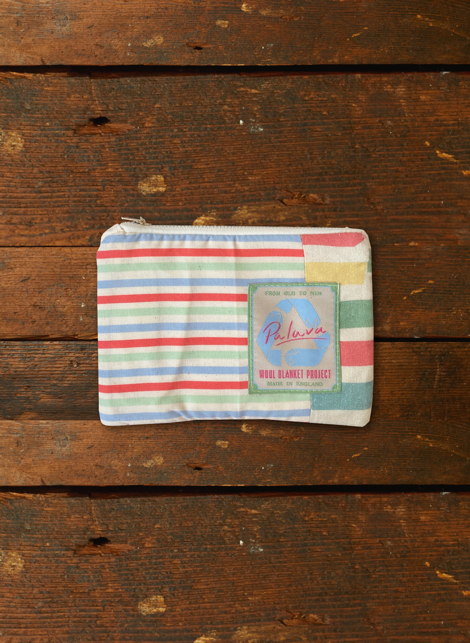Zip Pouch - Small - Multi Stripe
