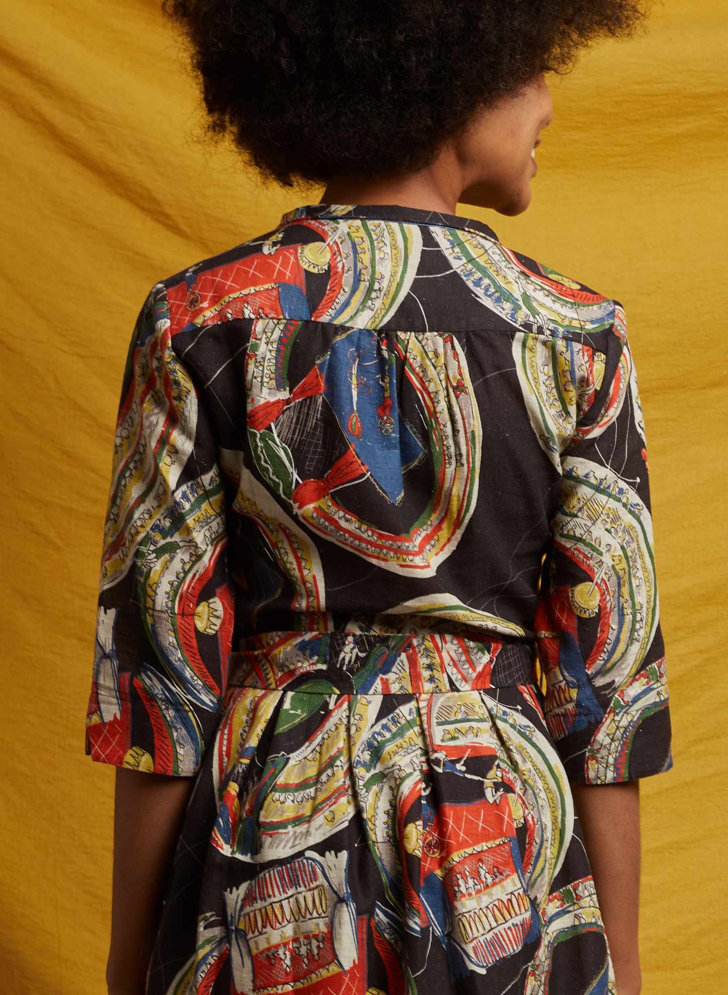 Cynthia Dress - Black Big Top
