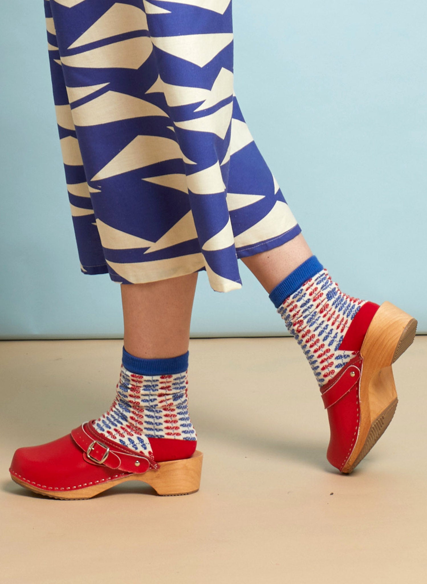 Ankle Socks - Tricolore Pinecone