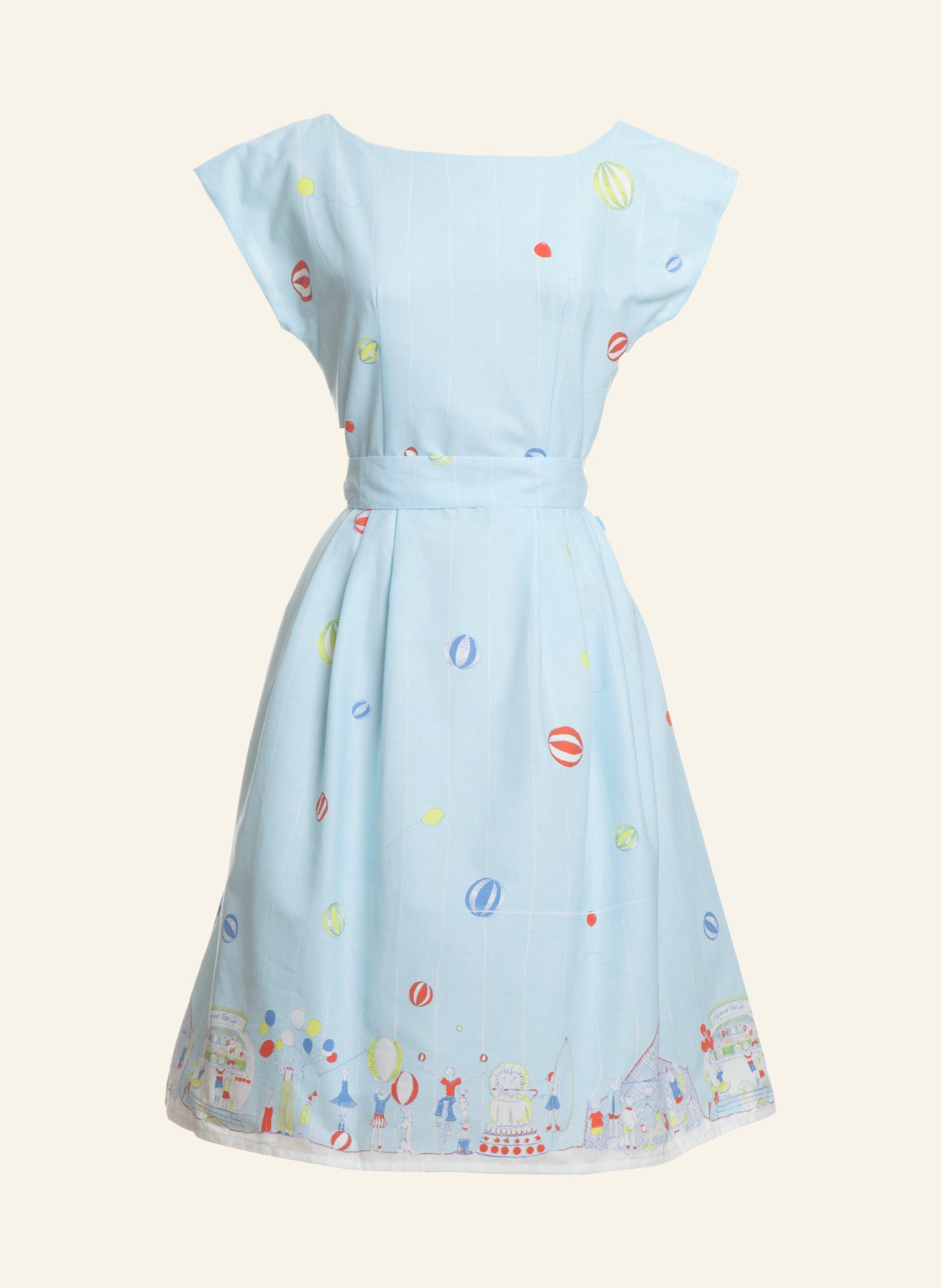 PRE-LOVED Beatrice Dress - Circus Blue - Size XS