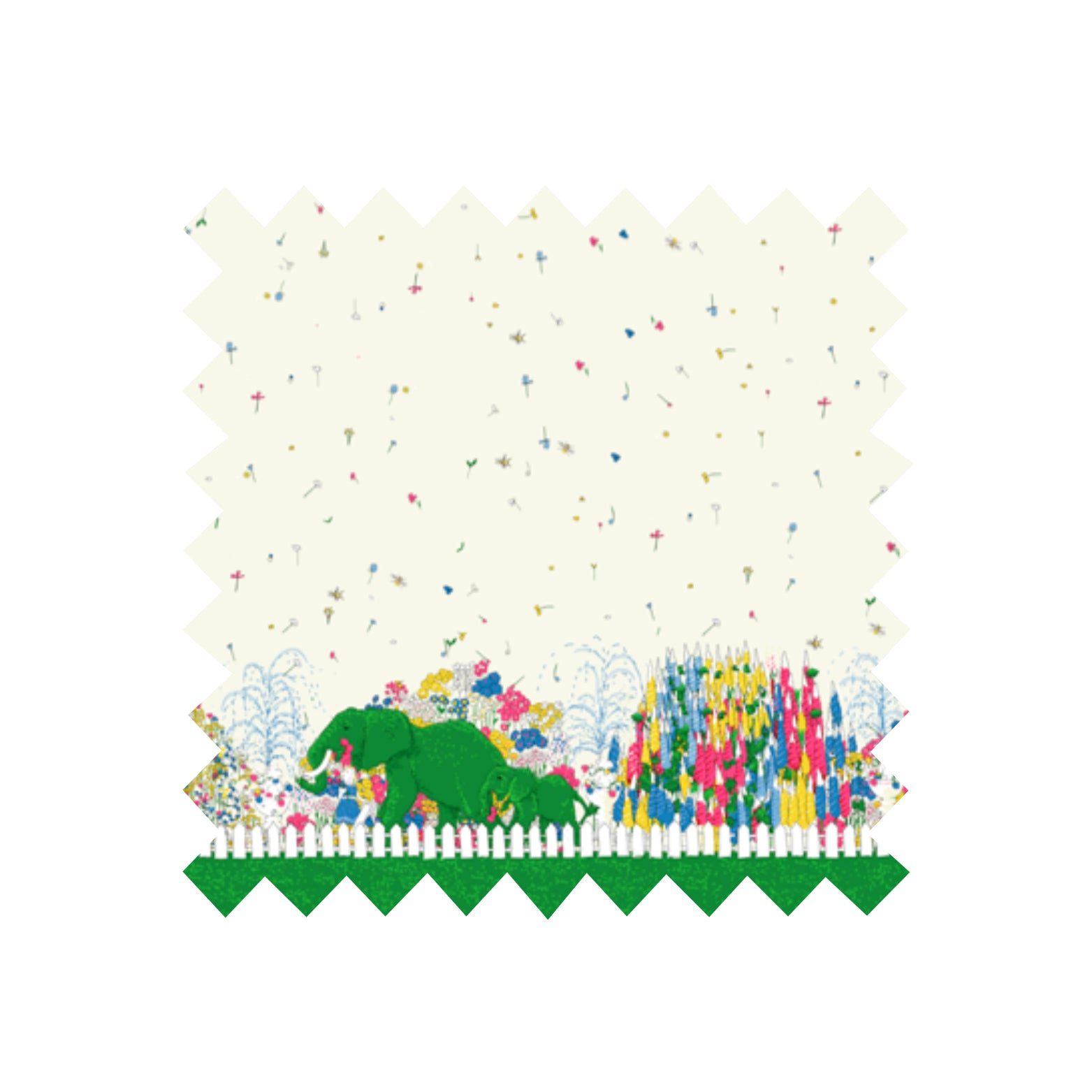 Remnant - 47.5x152cm - Chelsea Flower Show - Cotton Sateen