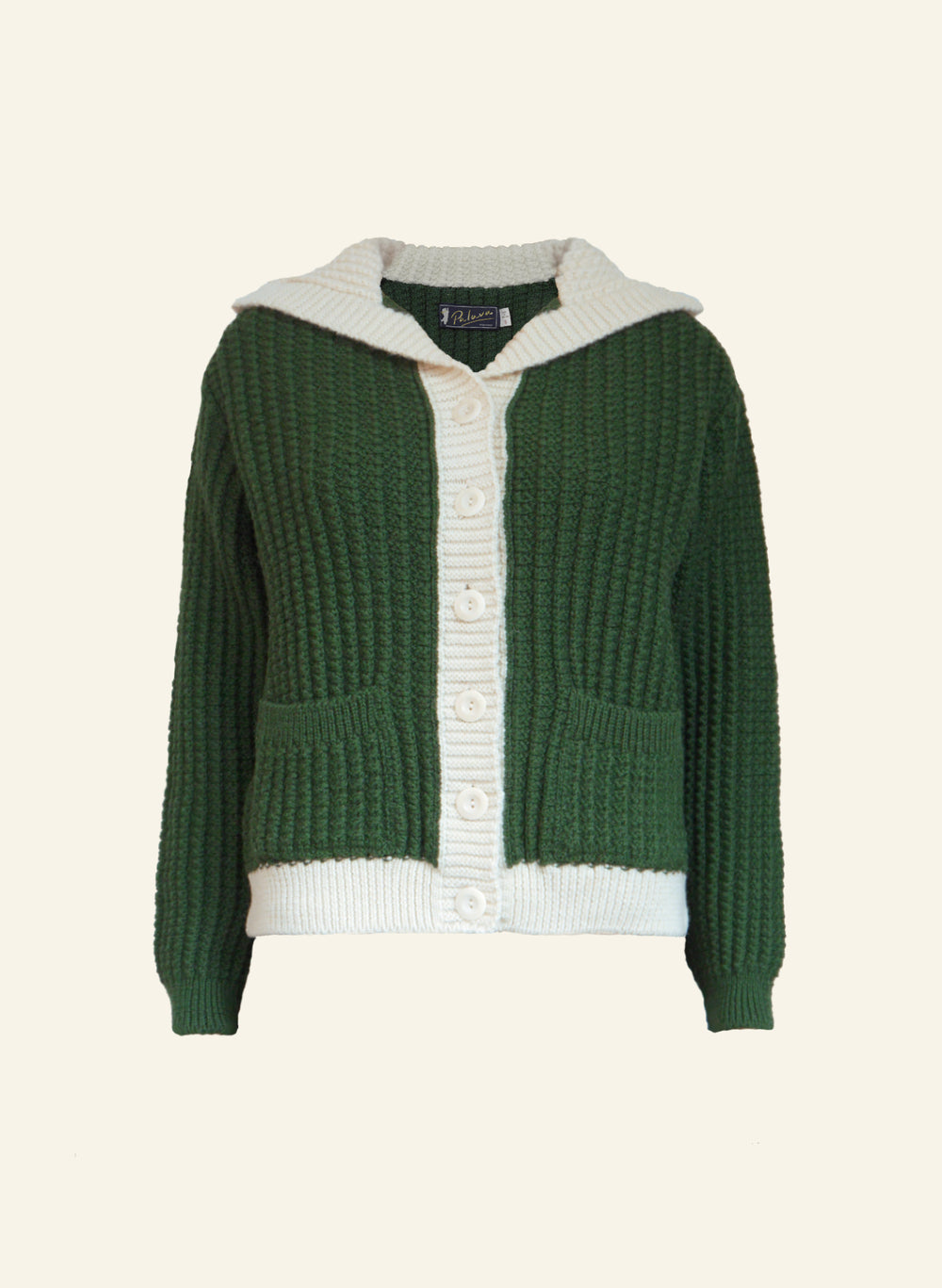 Vera Small Embroidery Cardigan in Navy Divers from Palava