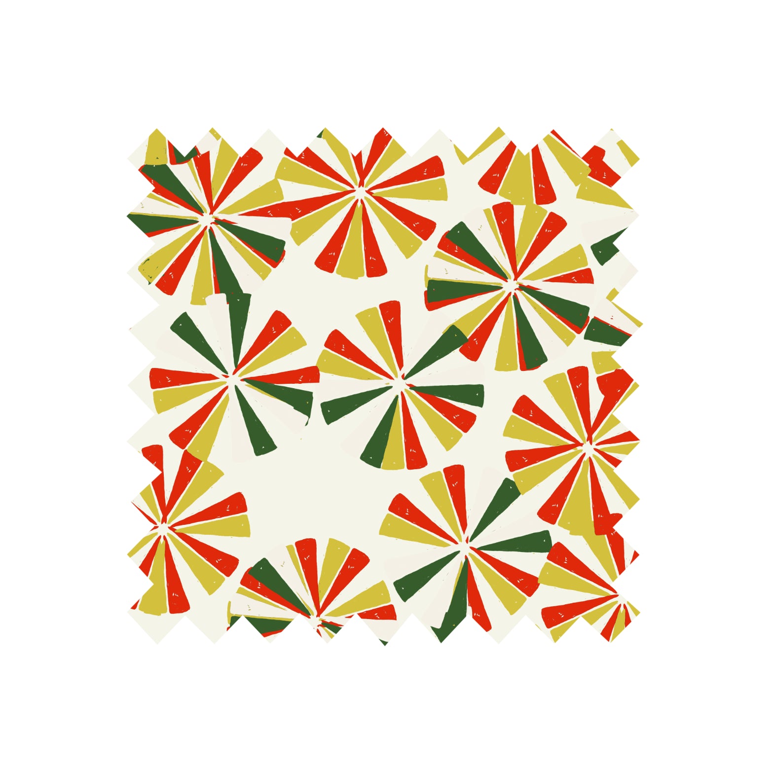 Remnant - 58x142xm - Cream Spirals - Tencel