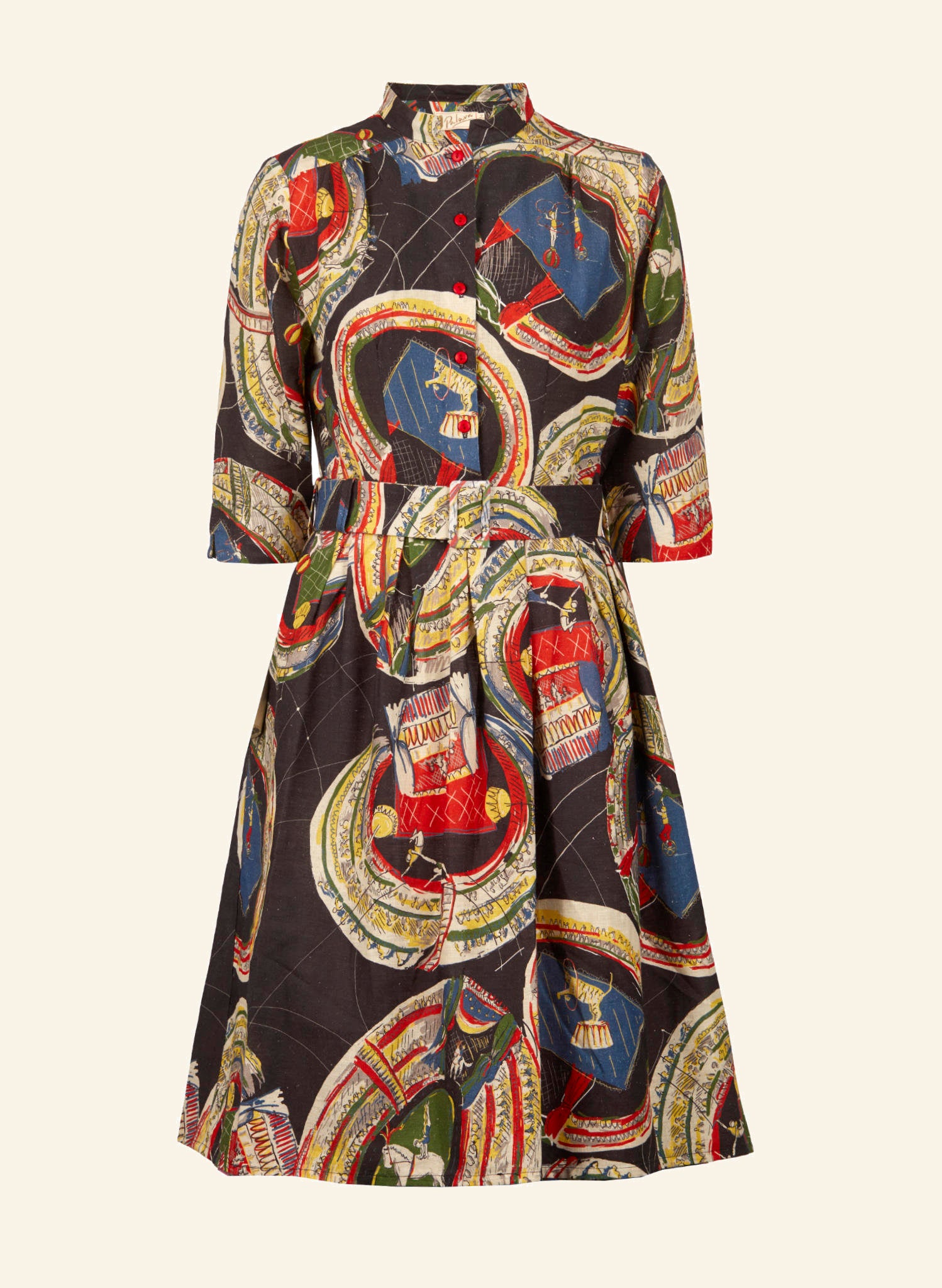 Cynthia Dress - Black Big Top