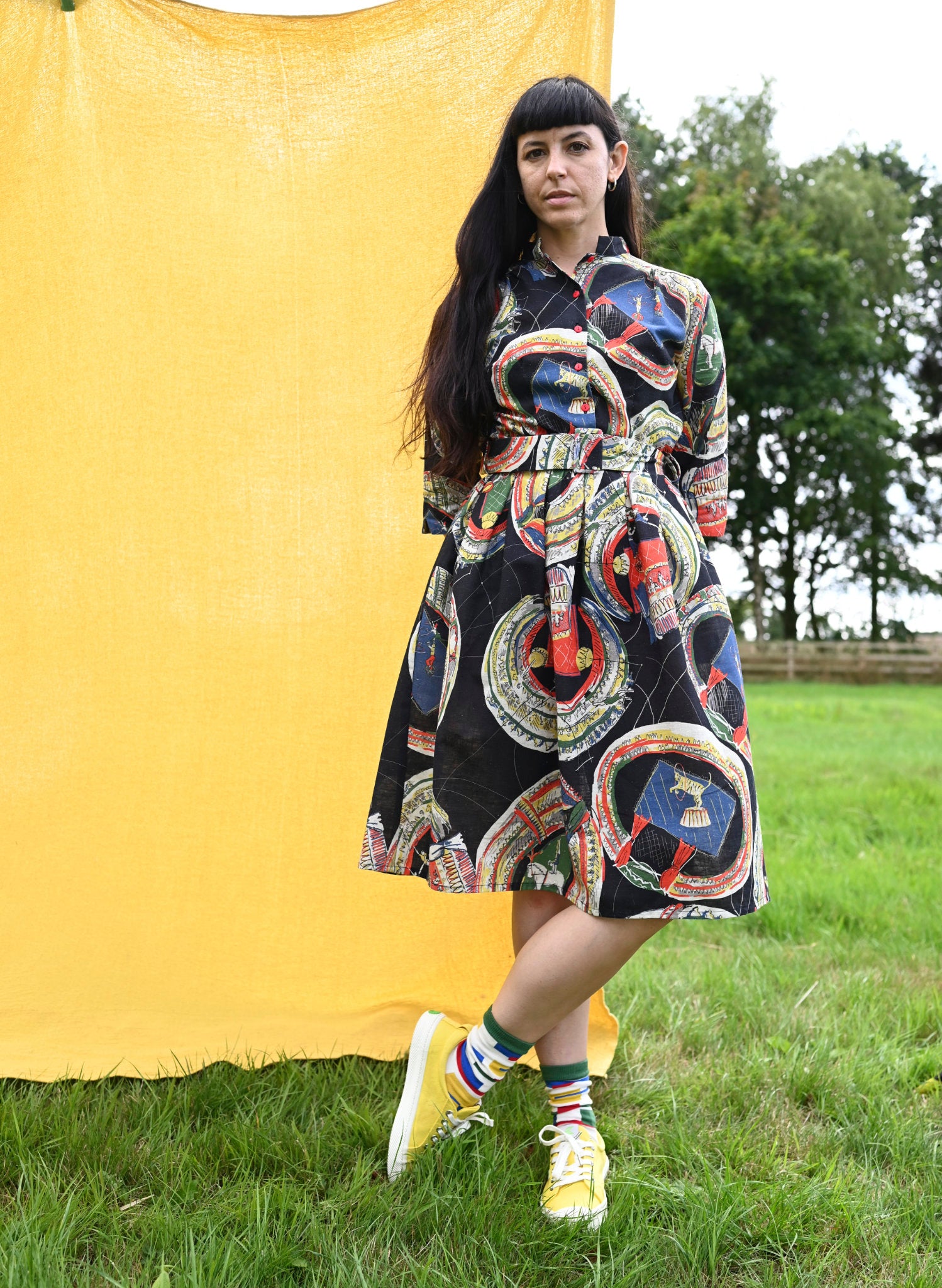 Cynthia Dress - Black Big Top