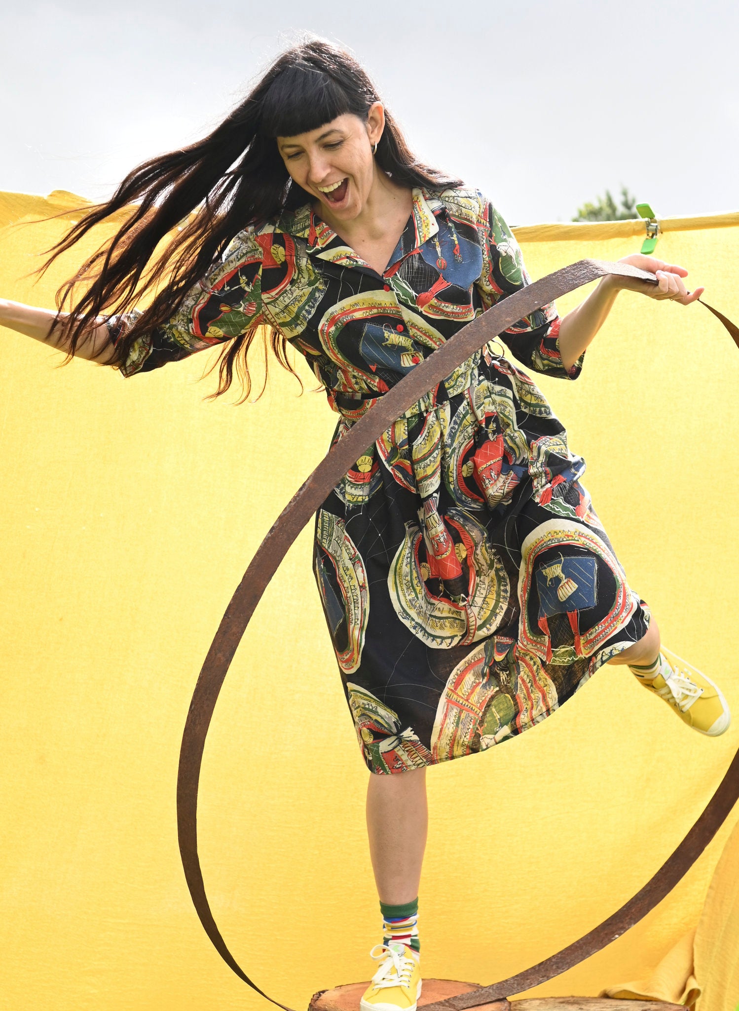 Cynthia Dress - Black Big Top