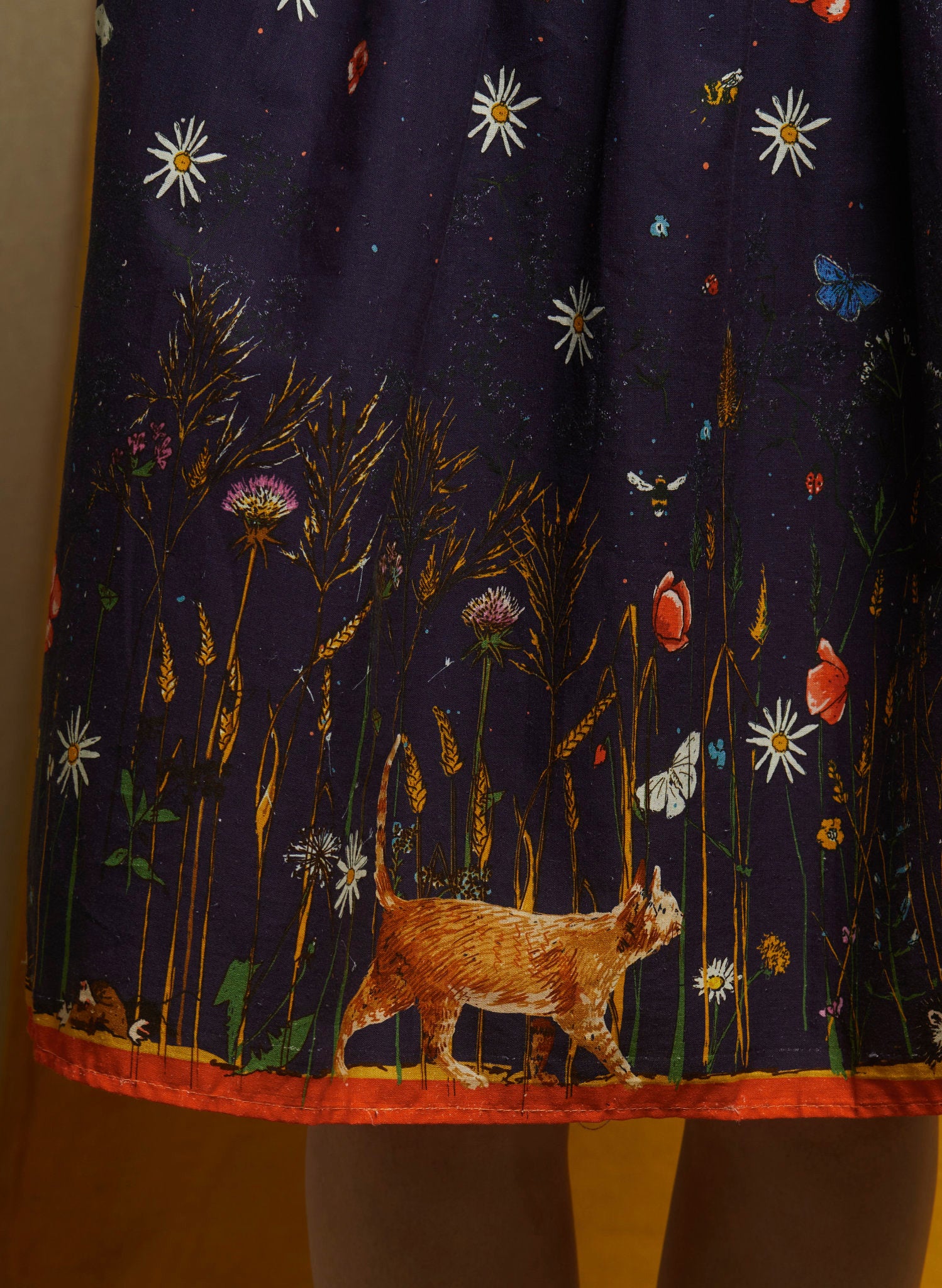 Cynthia Dress - Navy Cornfield