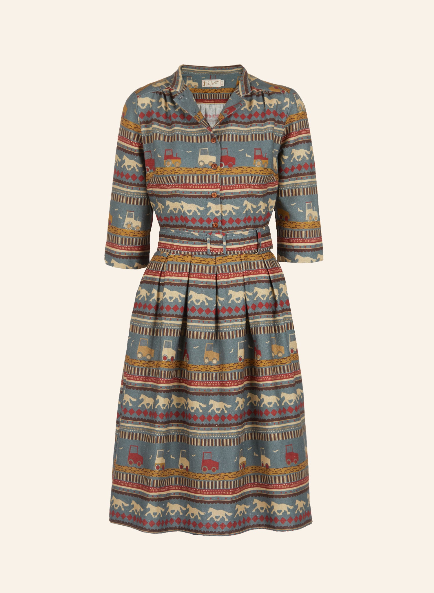 Cynthia - Sheep Natural Dress