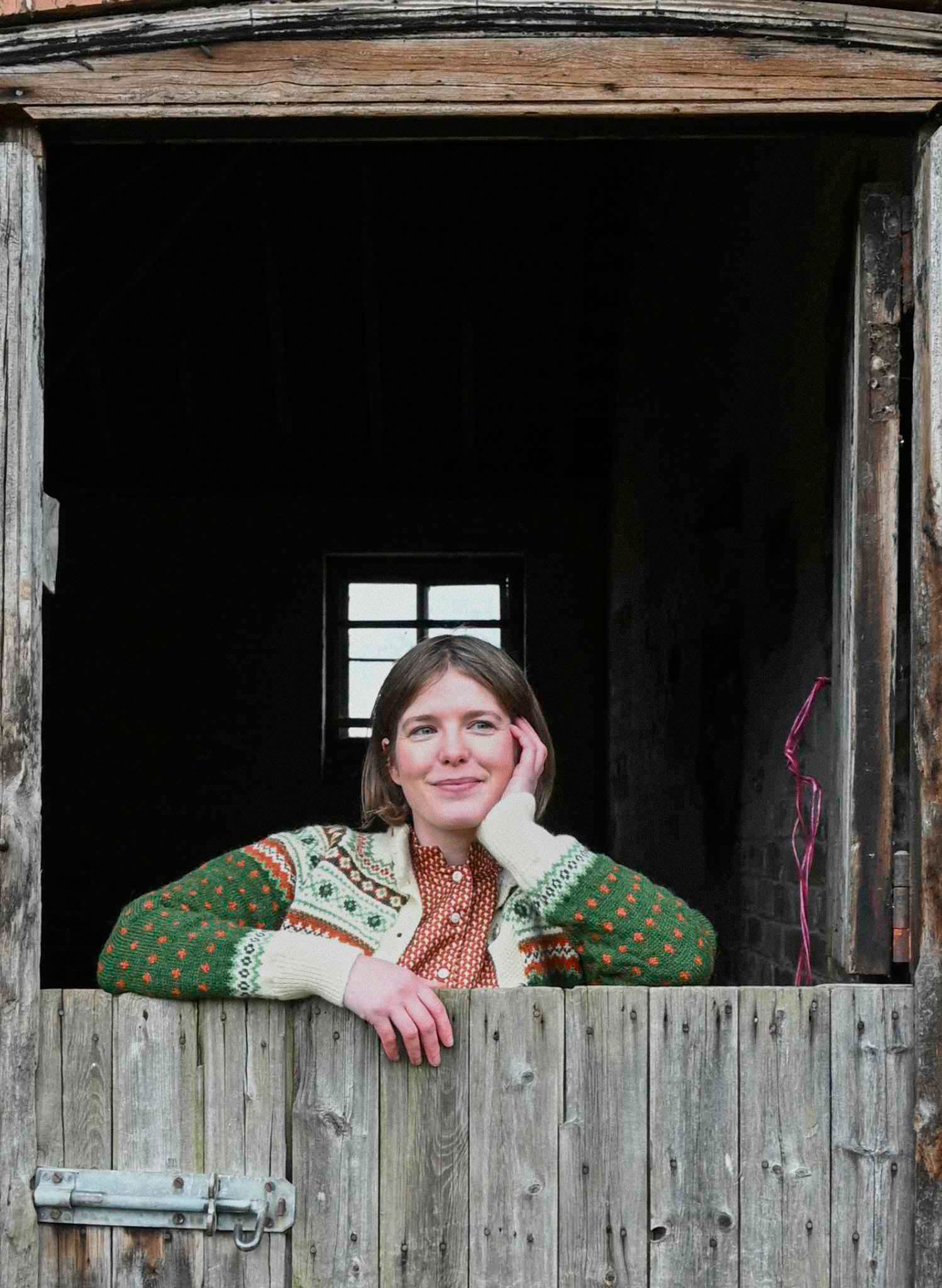 Cynthia - Rust Basket Dress