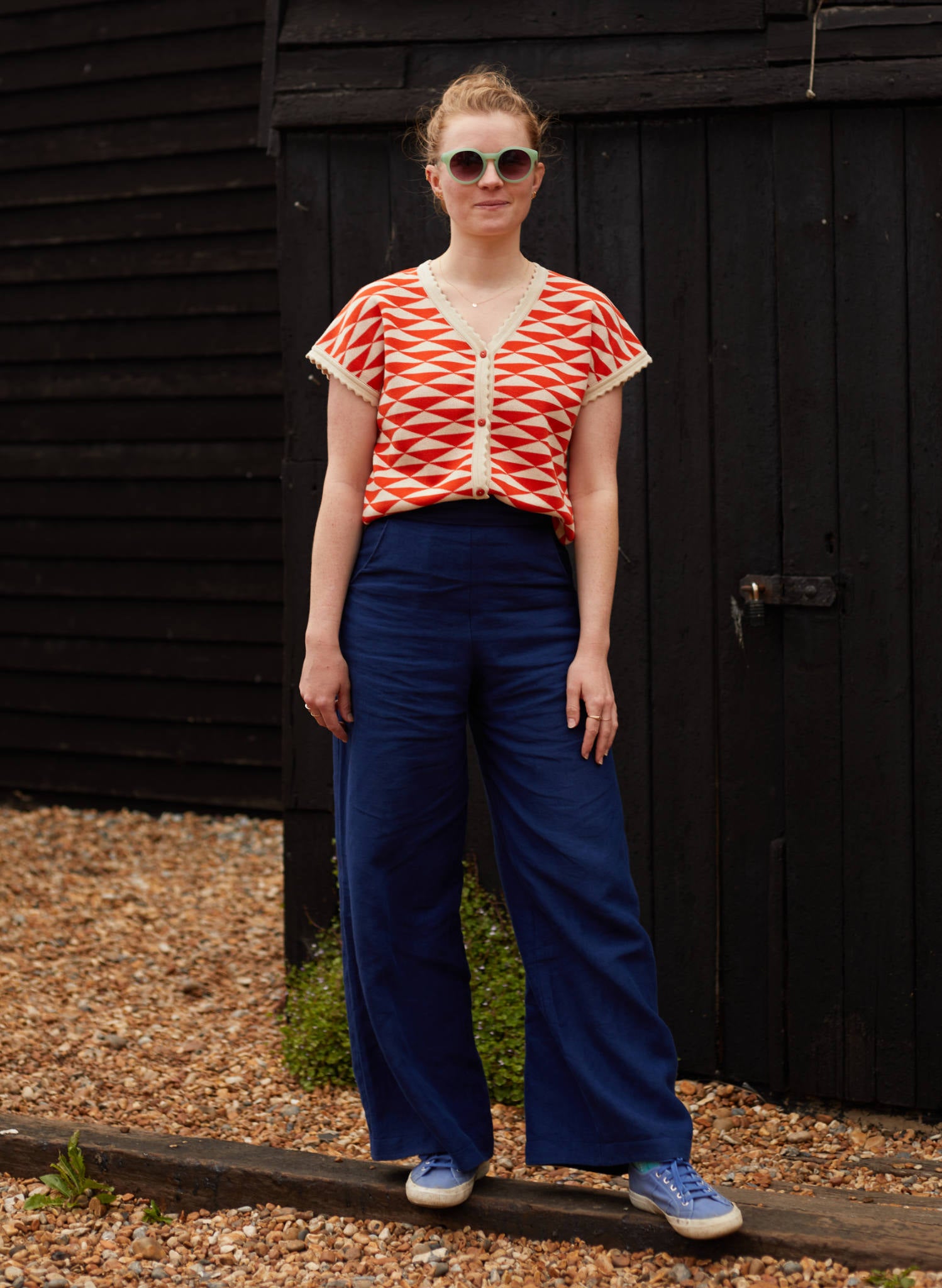 Emma - Red Sails - Knitted Top