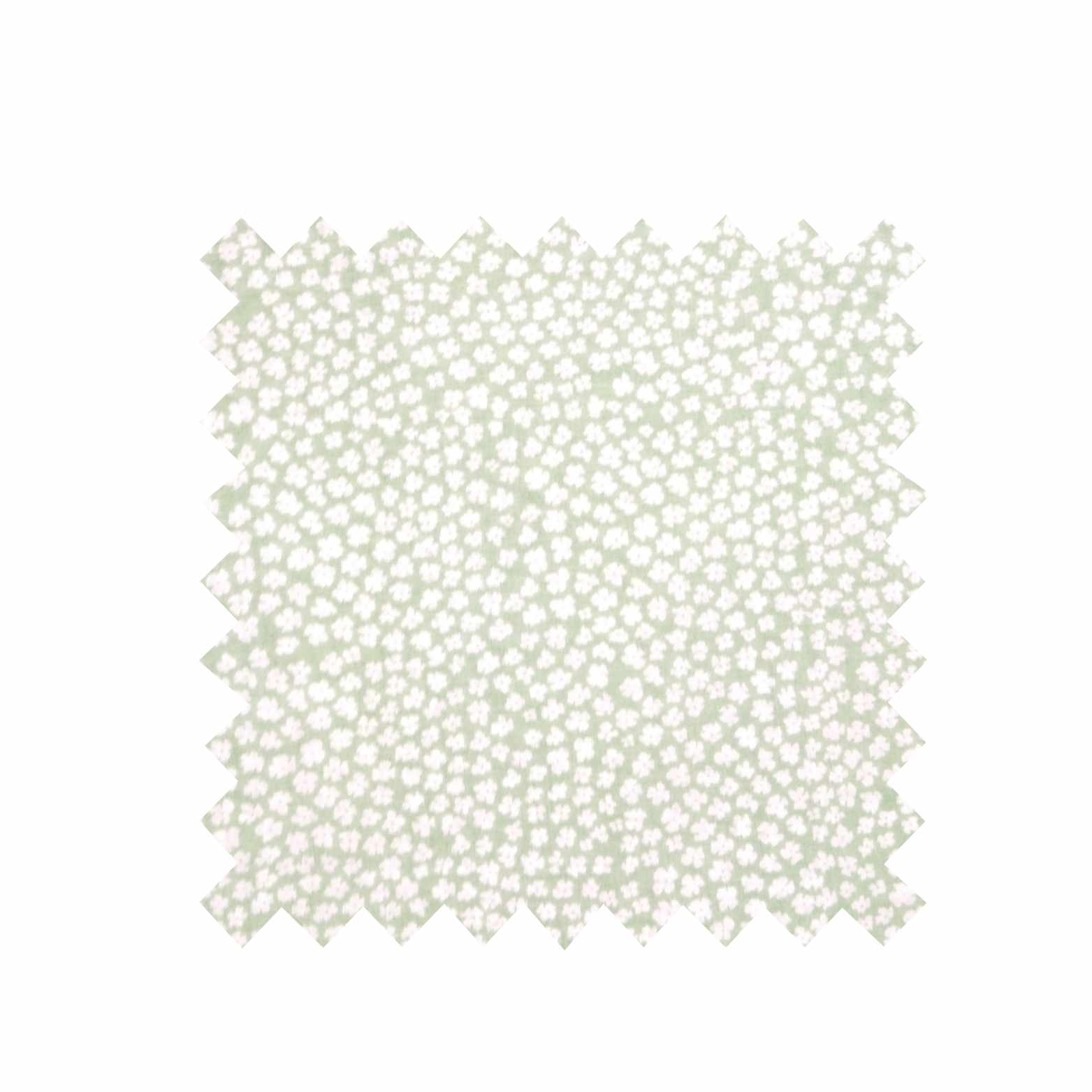 Poppy Green Print - Cotton - Fabric