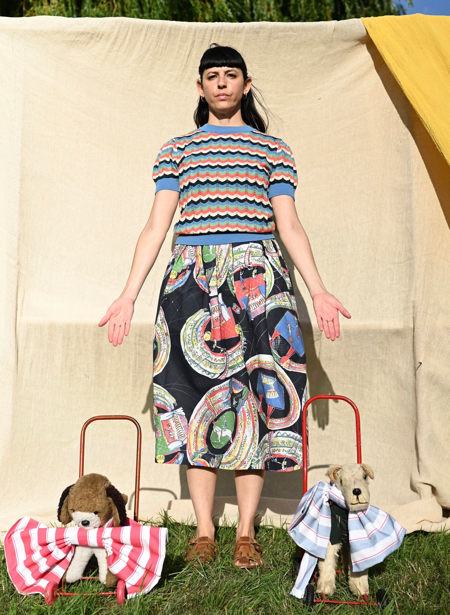 Florence Skirt - Black Big Top