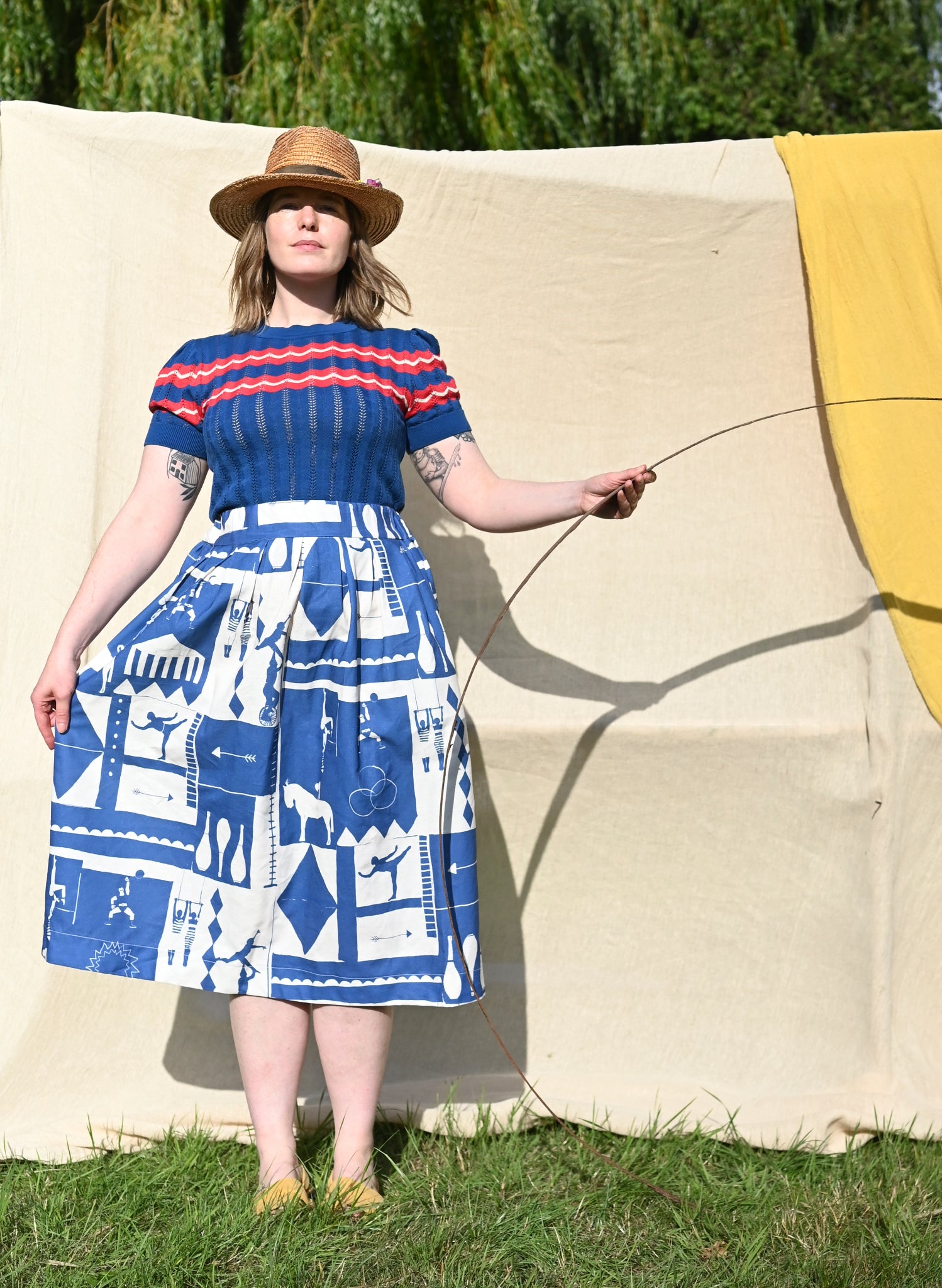 Florence Skirt - Blue Circus Sports