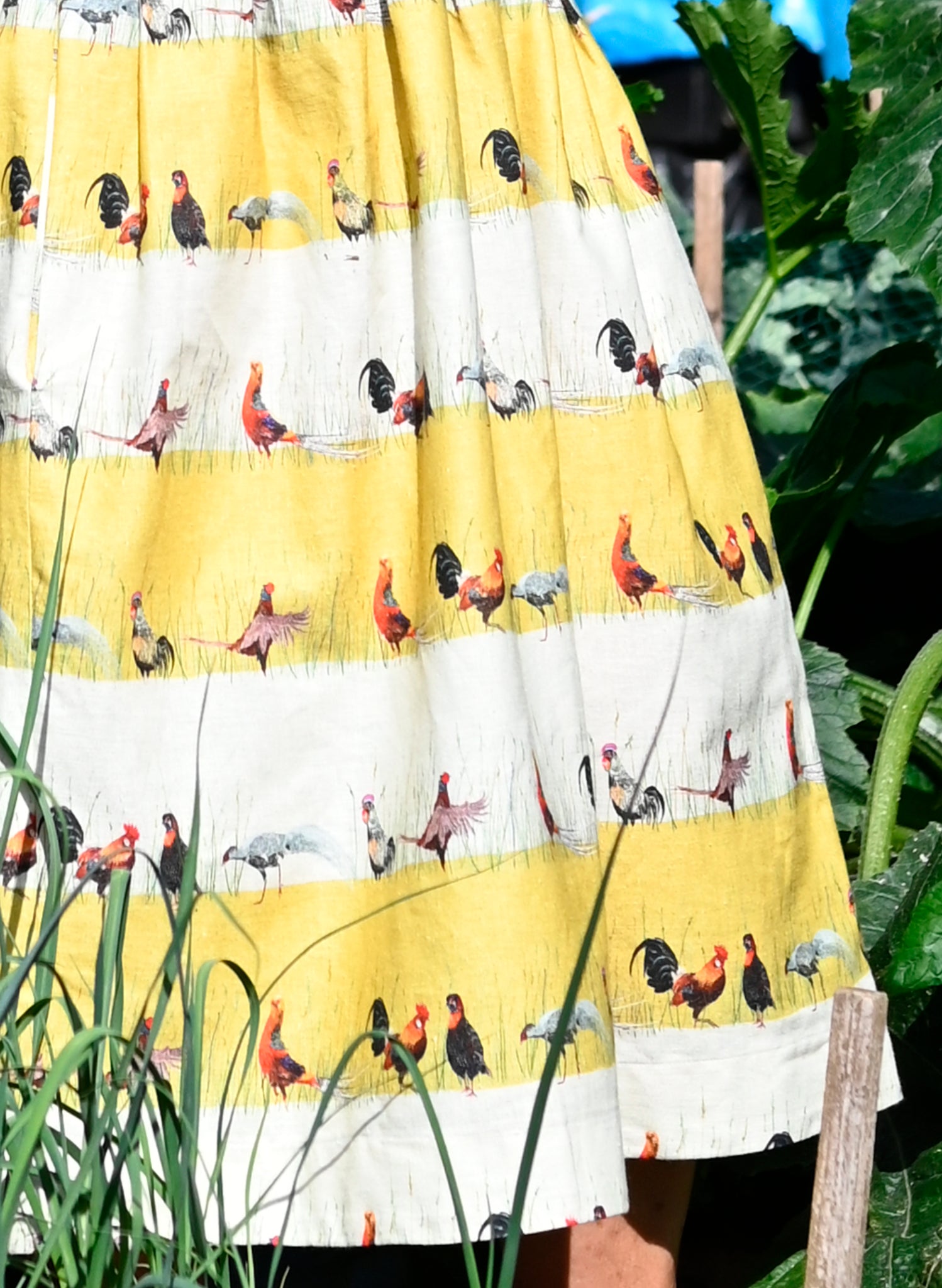 Florence Skirt - Yellow Chickens