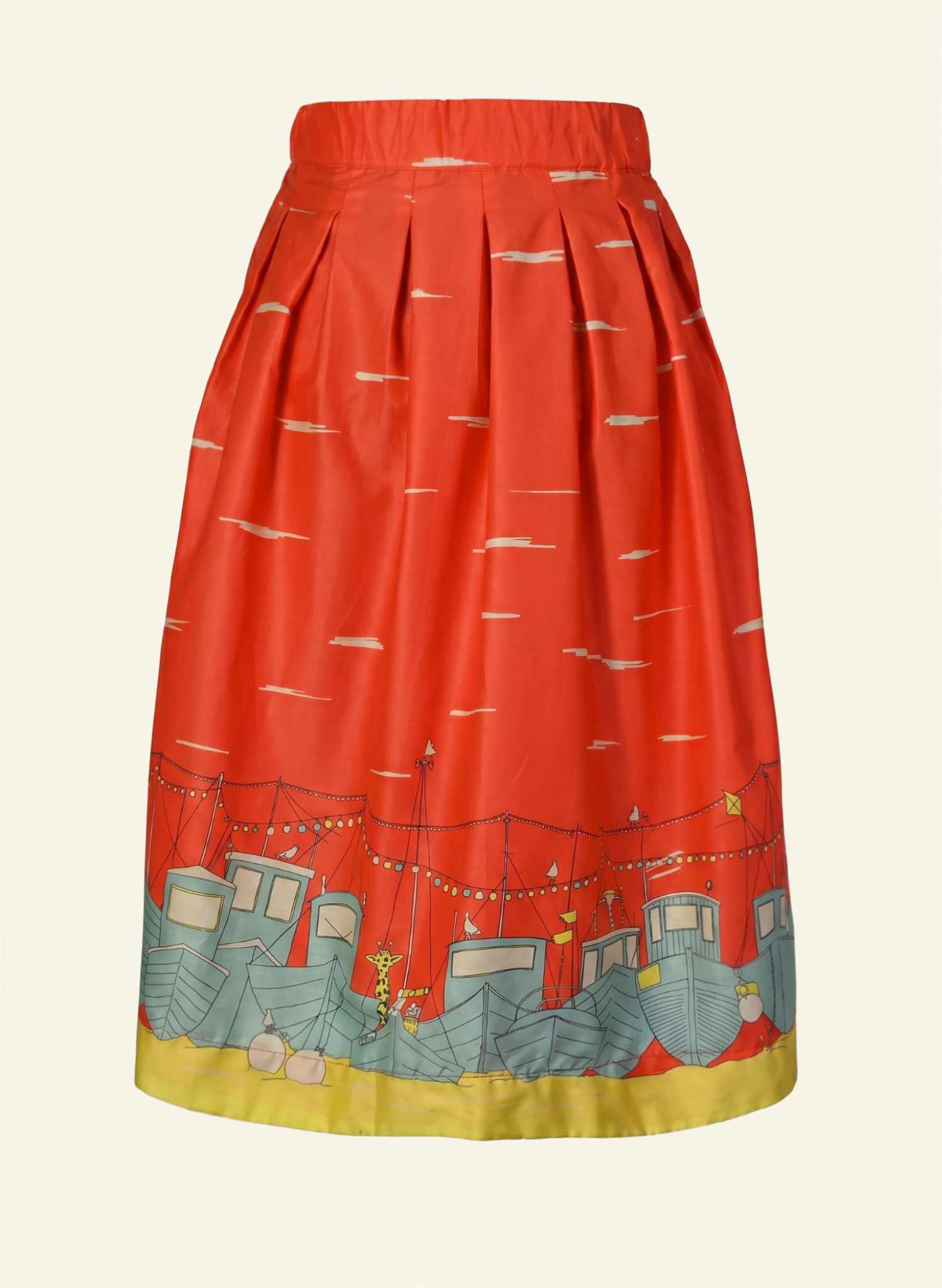Archive Sale - Florence Skirt - Red Boats