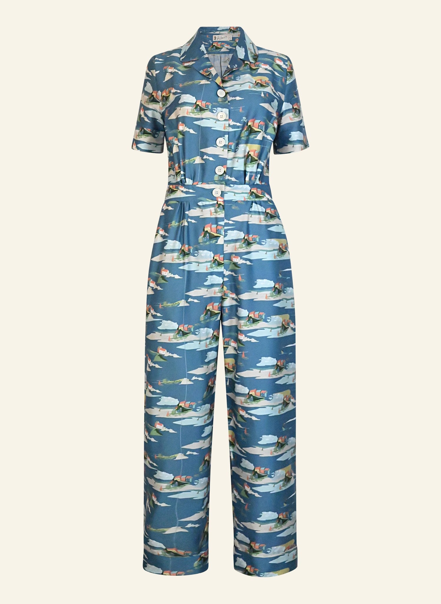 Francecsa Long Jumpsuit - Blue Robin Hood's Bay