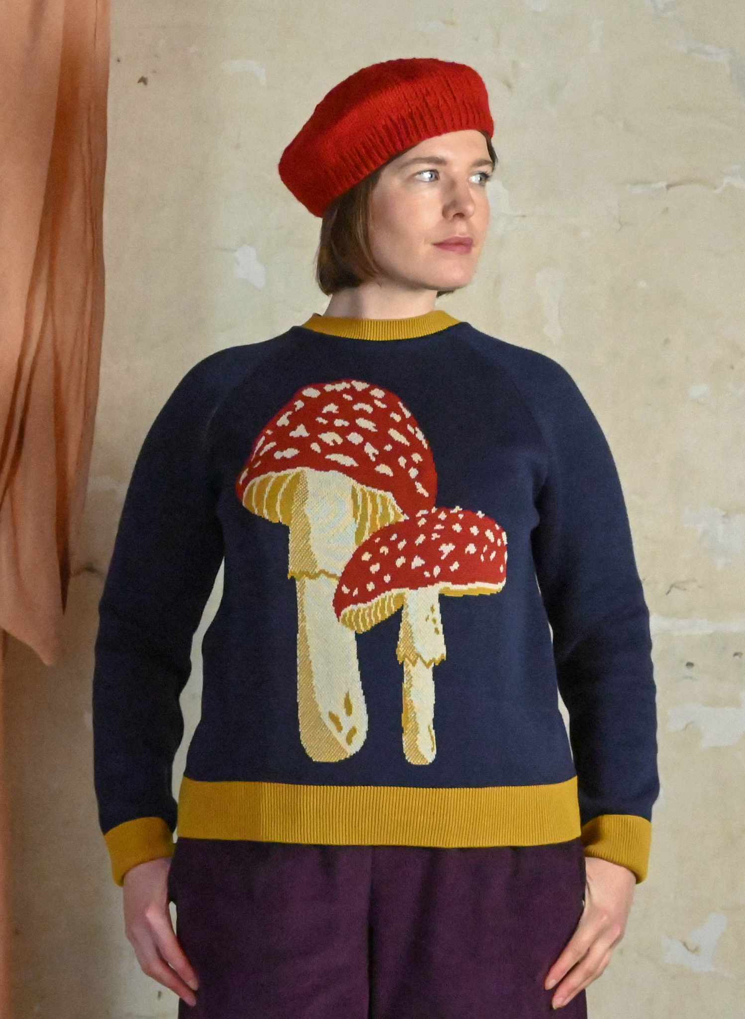 Fred - Navy Mushroom Jumper
