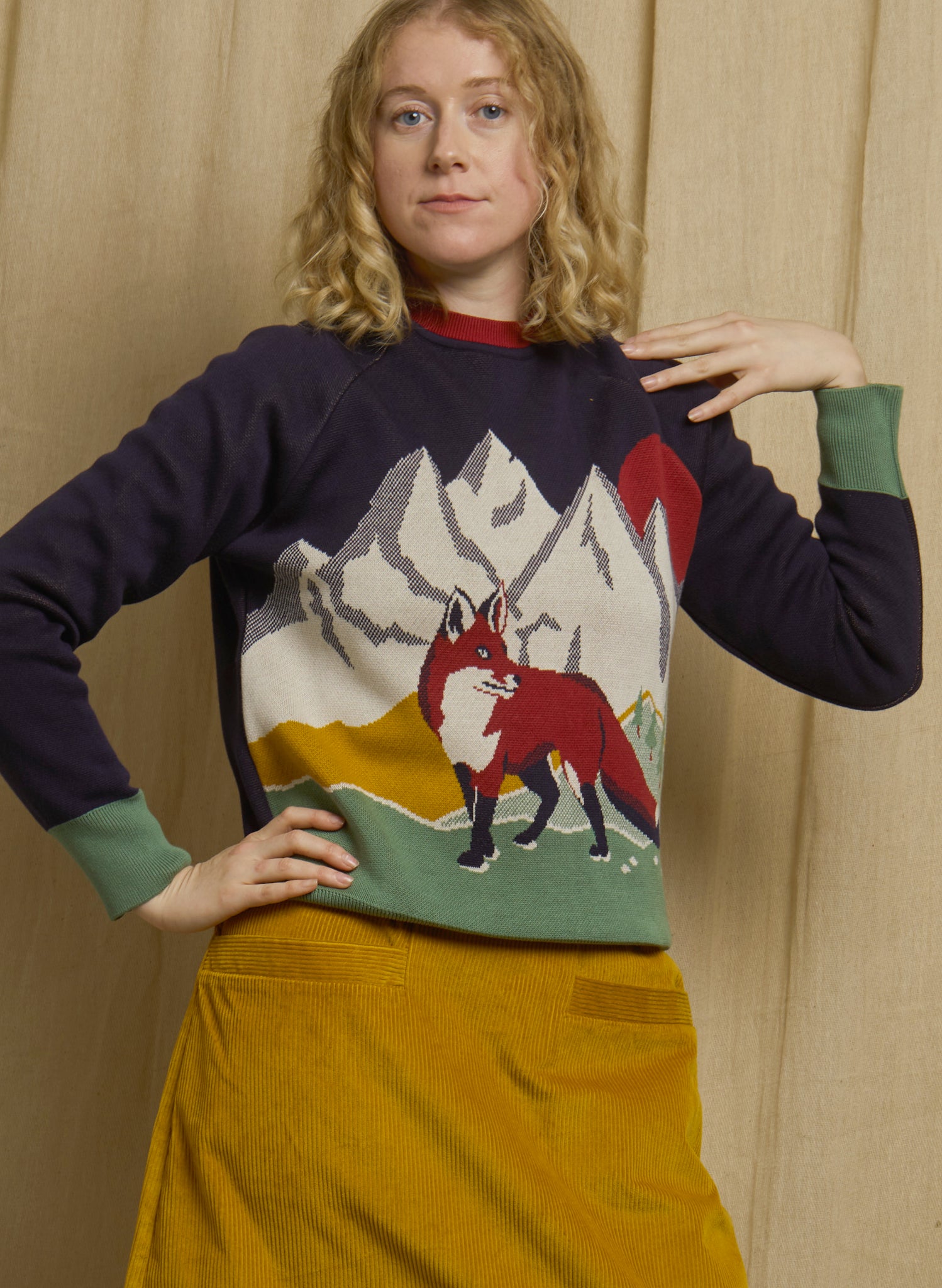 Fred - Navy Alpine Jumper