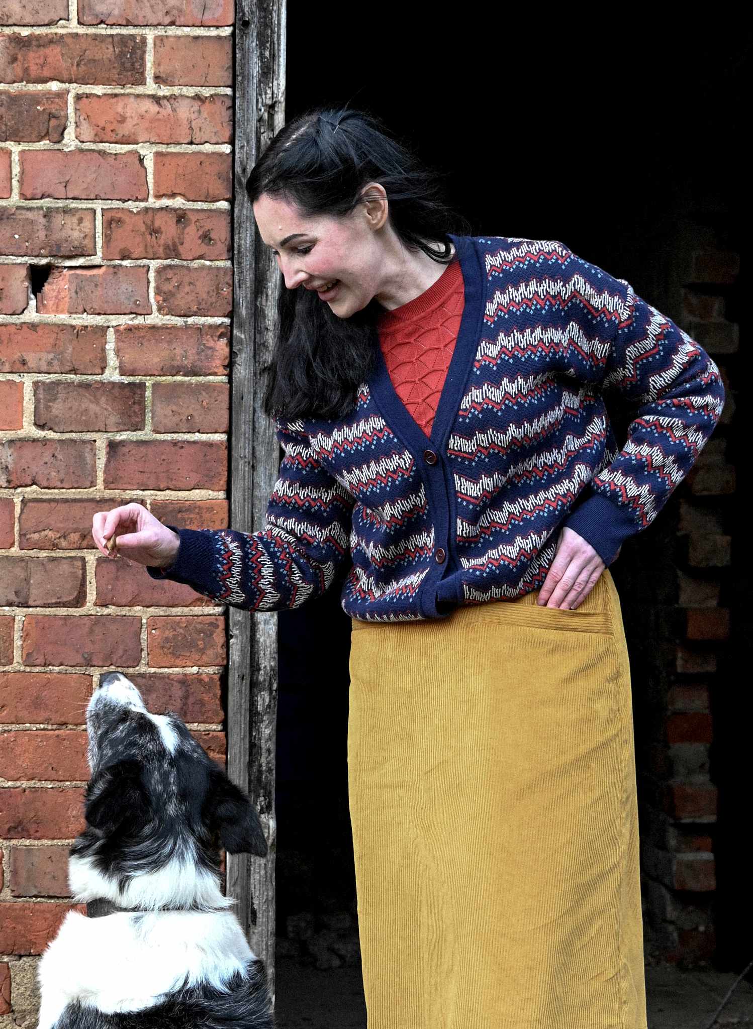 George - Navy Electric Comfy Cardigan
