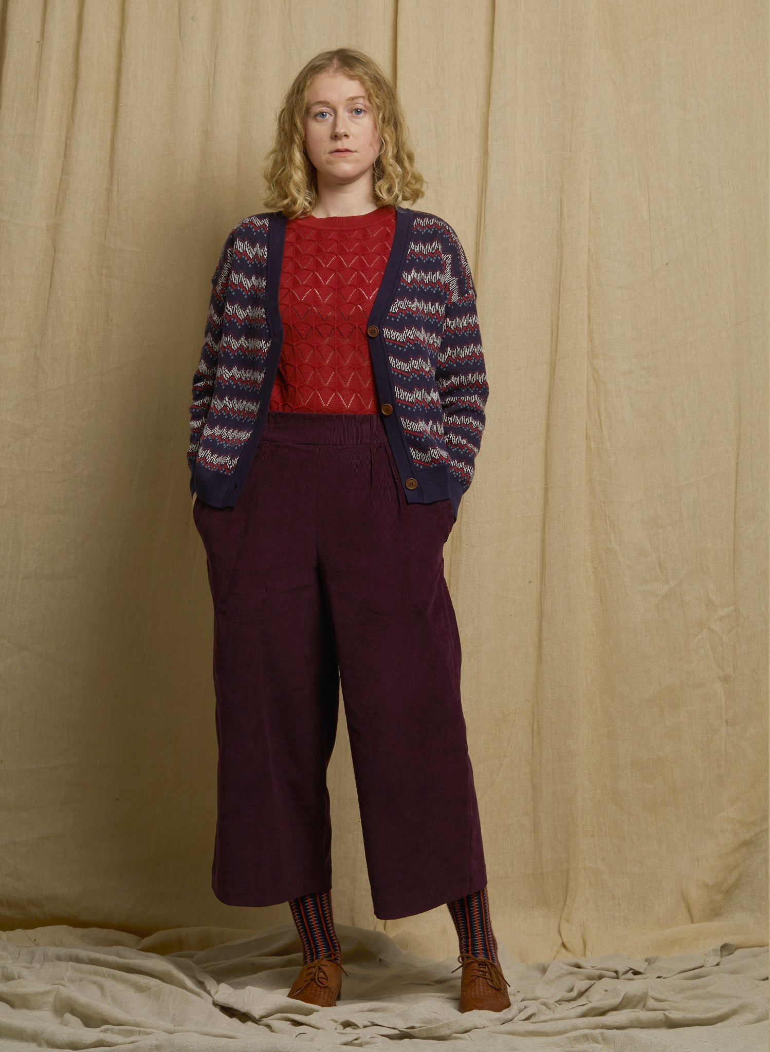George - Navy Electric Comfy Cardigan