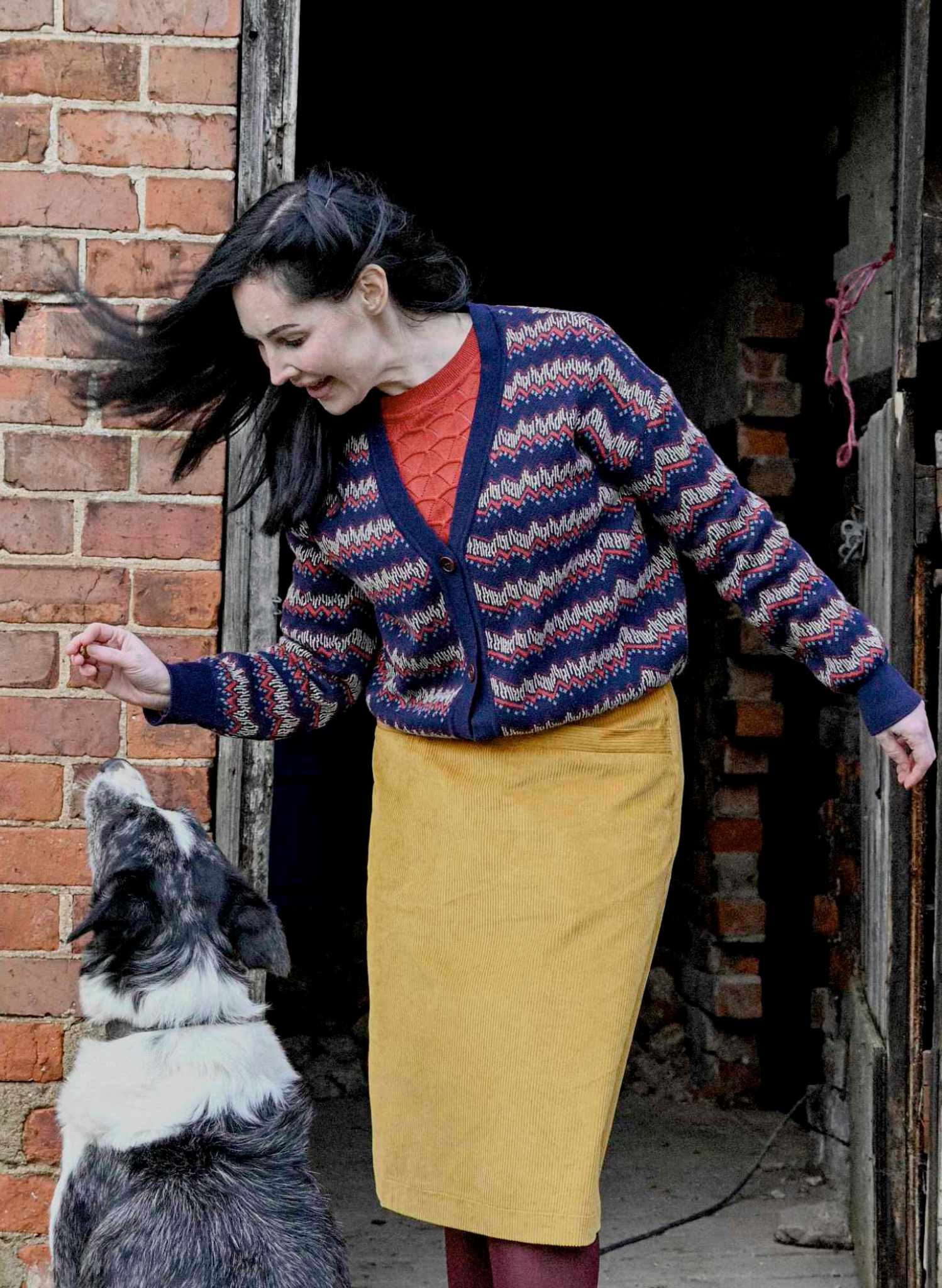 George - Navy Electric Comfy Cardigan