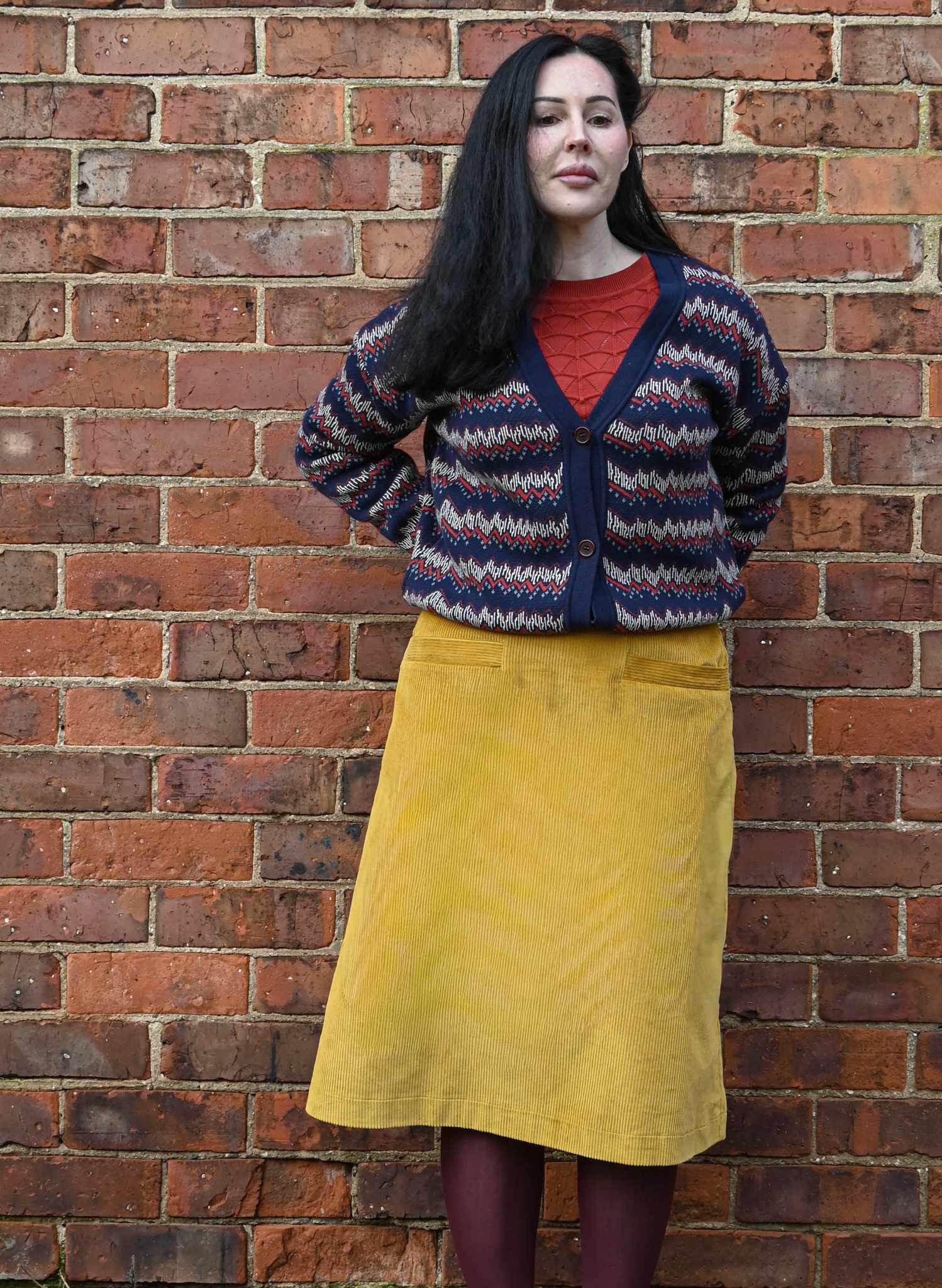 George - Navy Electric Comfy Cardigan
