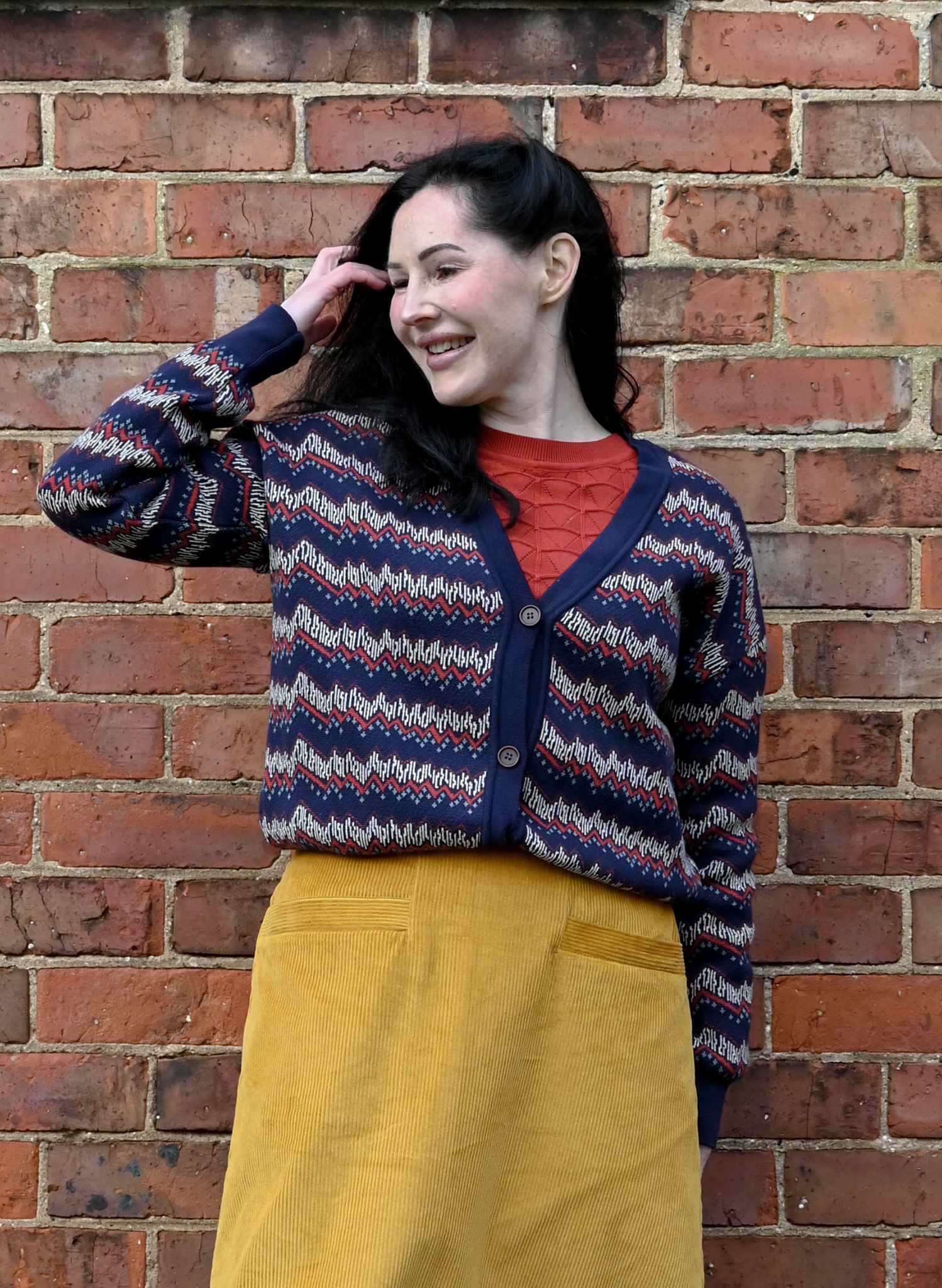 George - Navy Electric Comfy Cardigan