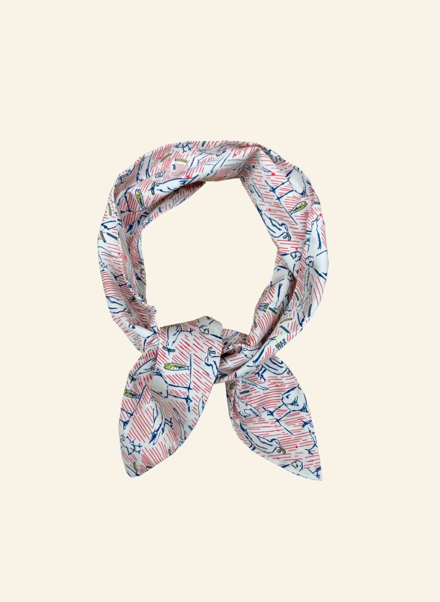 Hair Tie - Ivory Chips Away